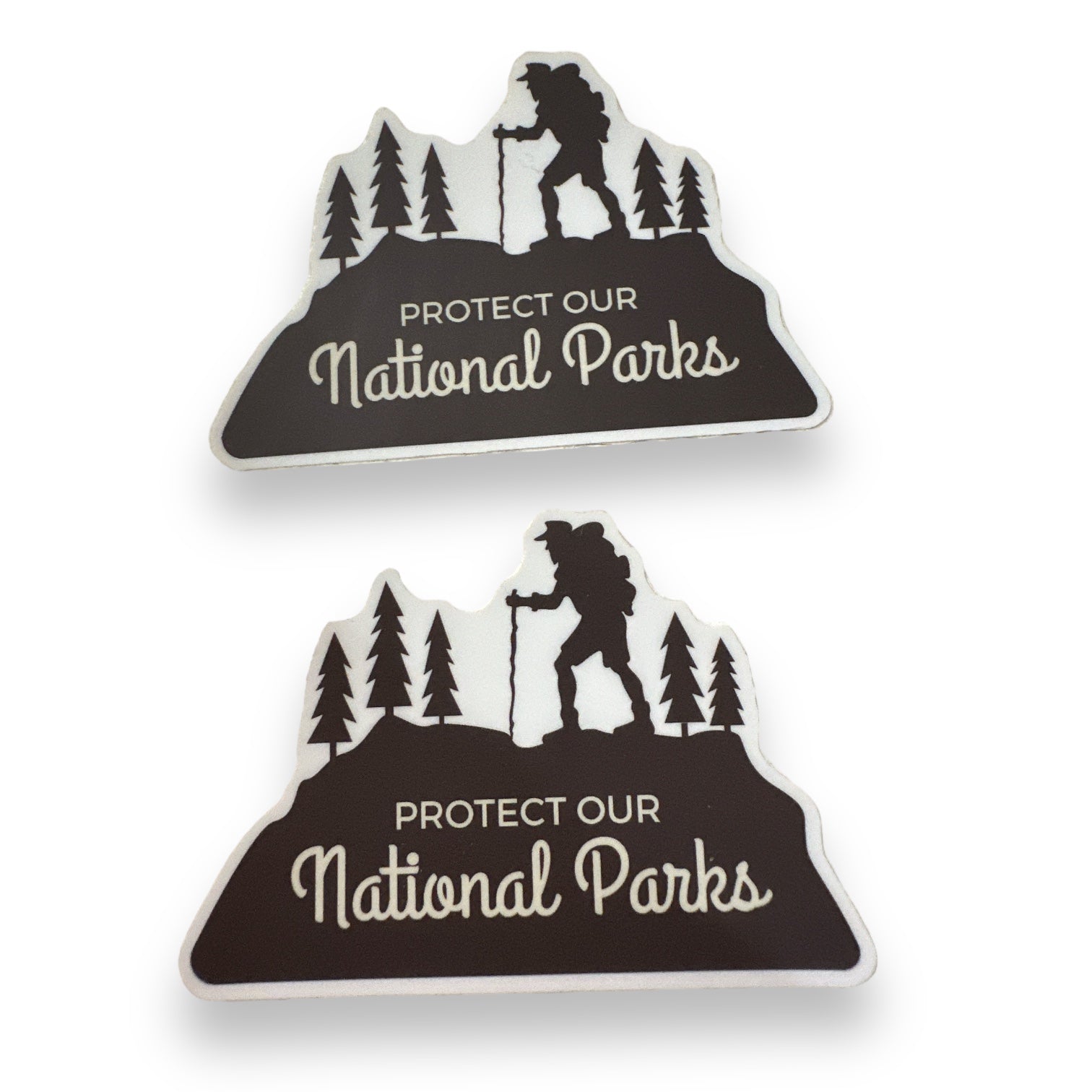 “Protect the National Parks” Hiking Vinyl Sticker - Wander Together Outfitters