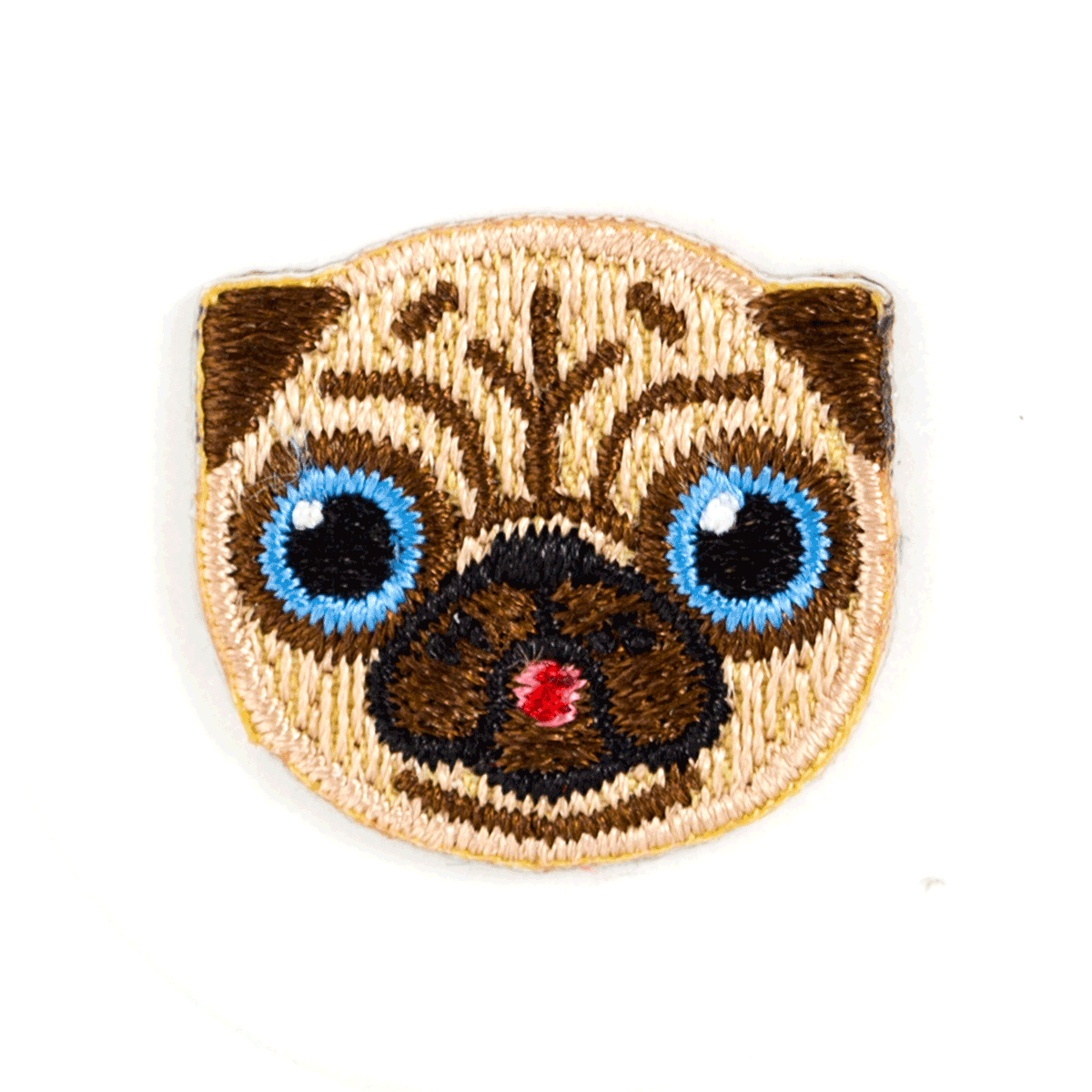 Pug Dog Embroidered Sticker Patch - Wander Together Outfitters