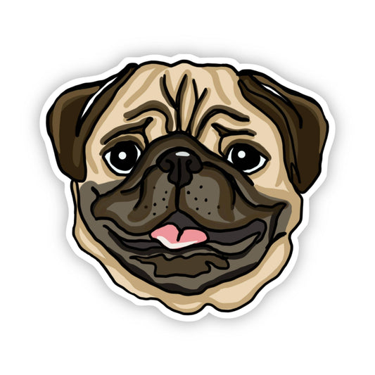 Pug Dog Sticker - Wander Together Outfitters