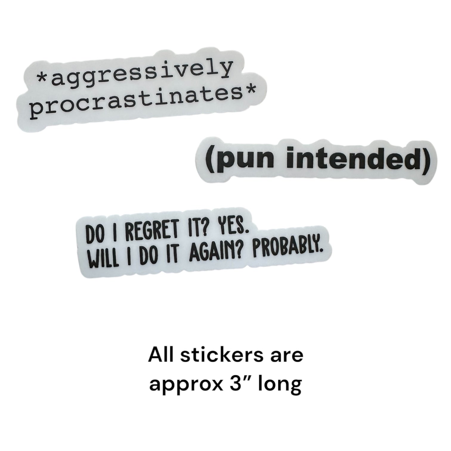 "Pun Intended" Funny Sticker Vinyl Decal - Wander Together Outfitters