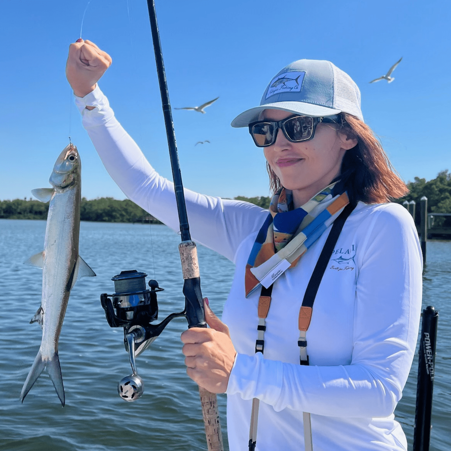 Rainbow Trout Cotton 22" Bandana (CLEARANCE) - Wander Together Outfitters