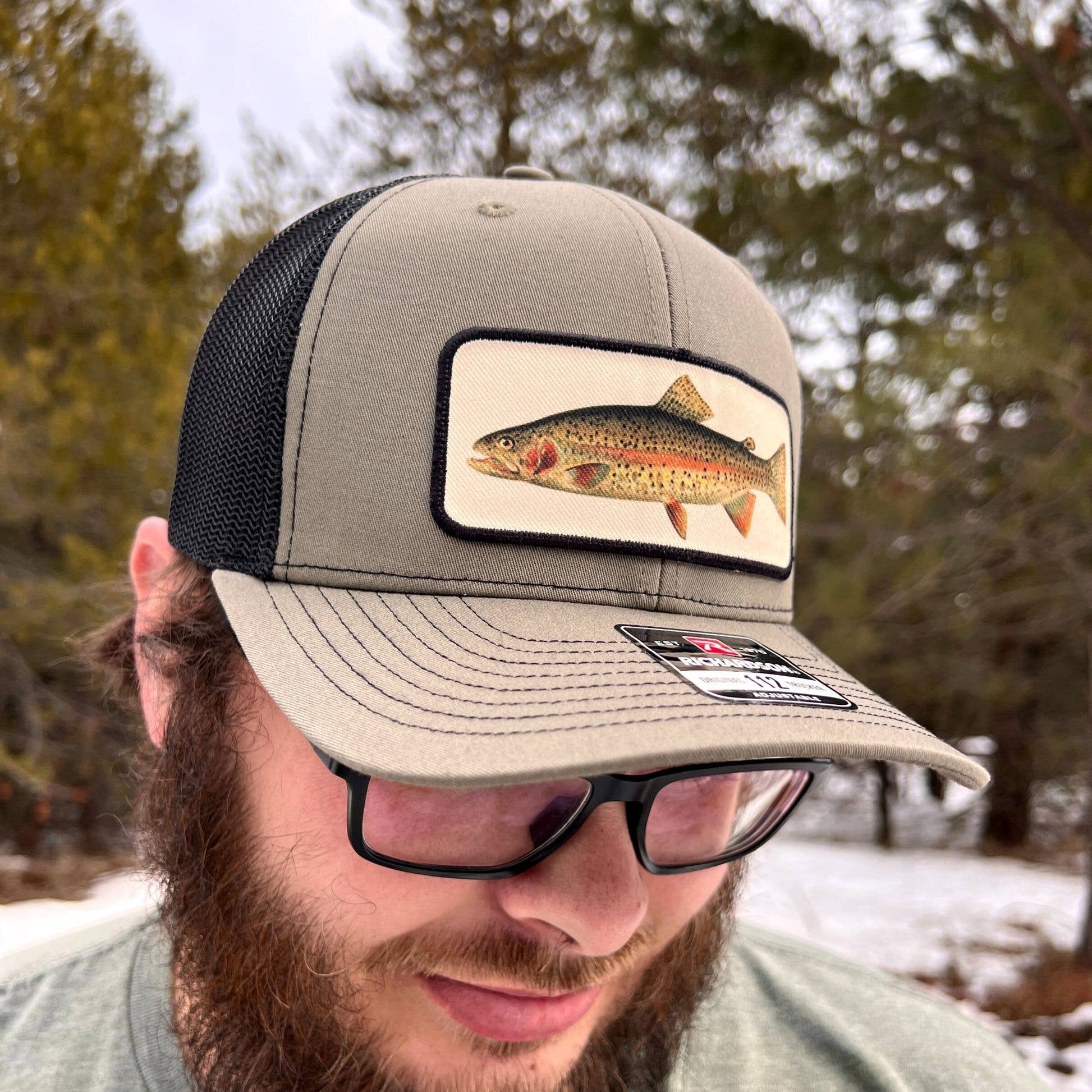 Rainbow Trout Fly Fishing Hat - Richardson Snapback - Wander Together Outfitters