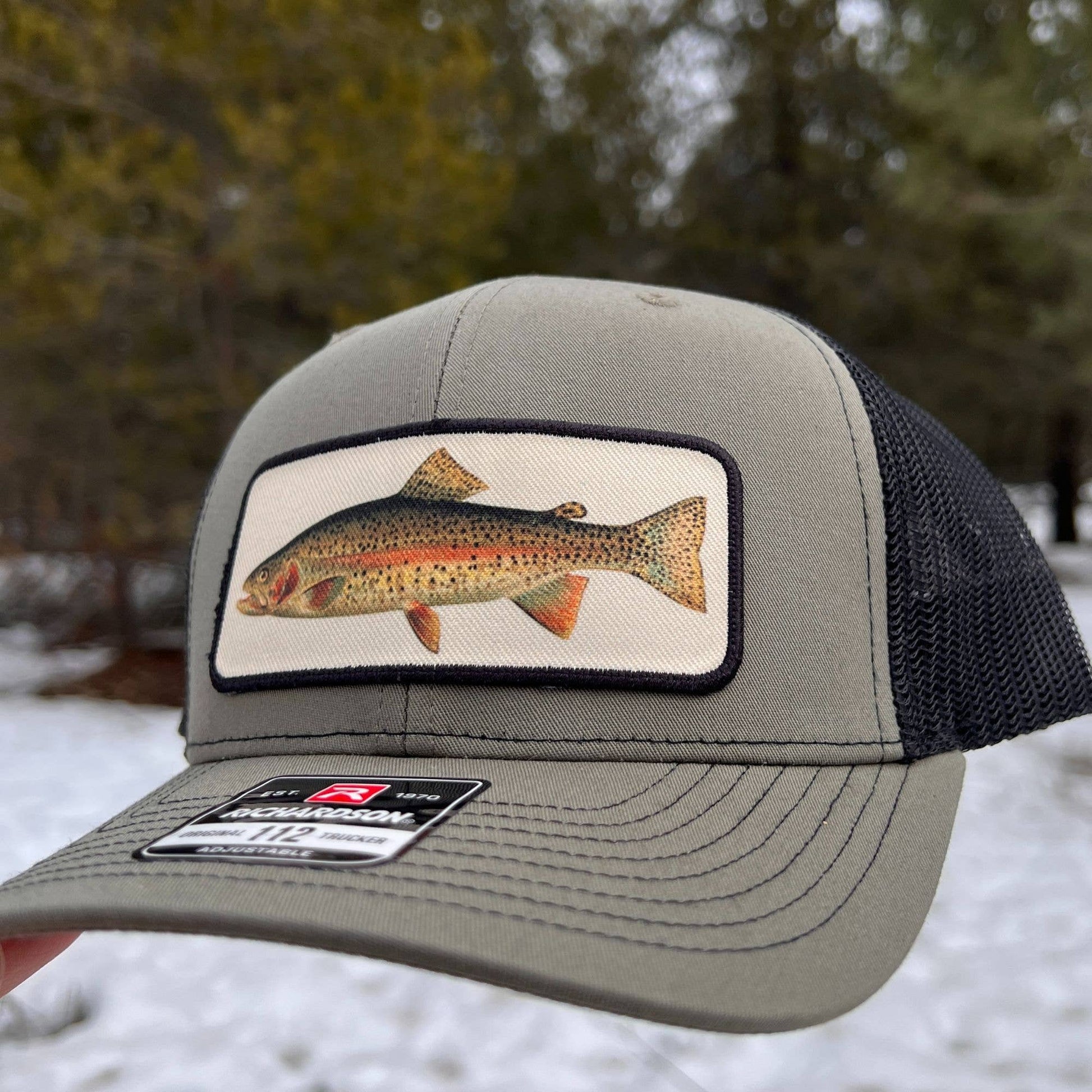 Rainbow Trout Fly Fishing Hat - Richardson Snapback - Wander Together Outfitters