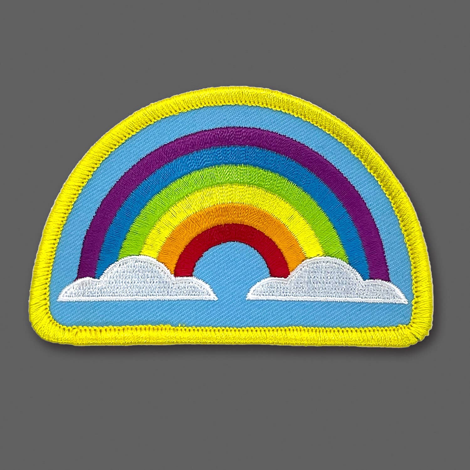 “Rainbow”Embroidered Iron On Patch - Wander Together Outfitters