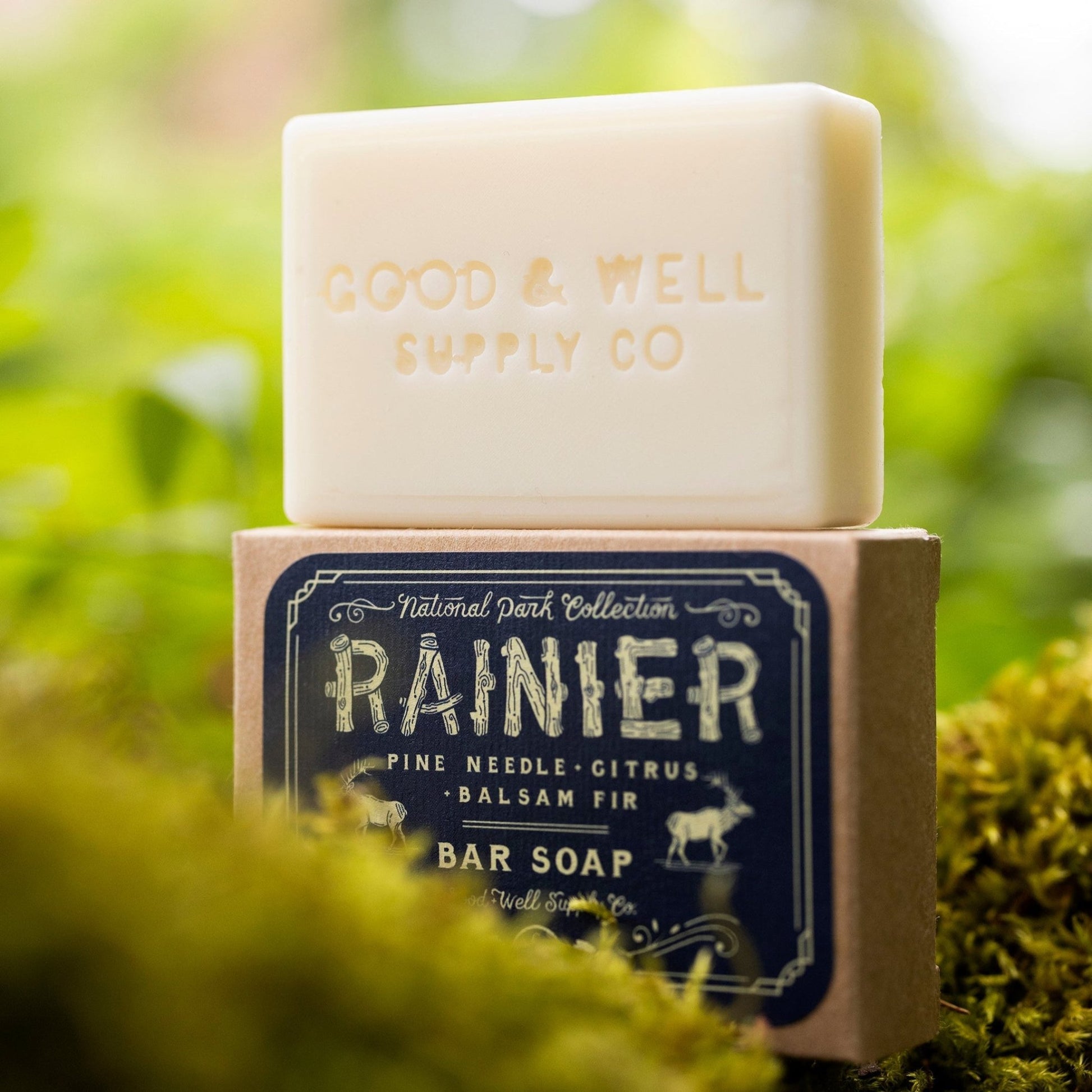 Rainier National Park Bar Soap (Pine, Citrus, Balsam Fir) - Wander Together Outfitters