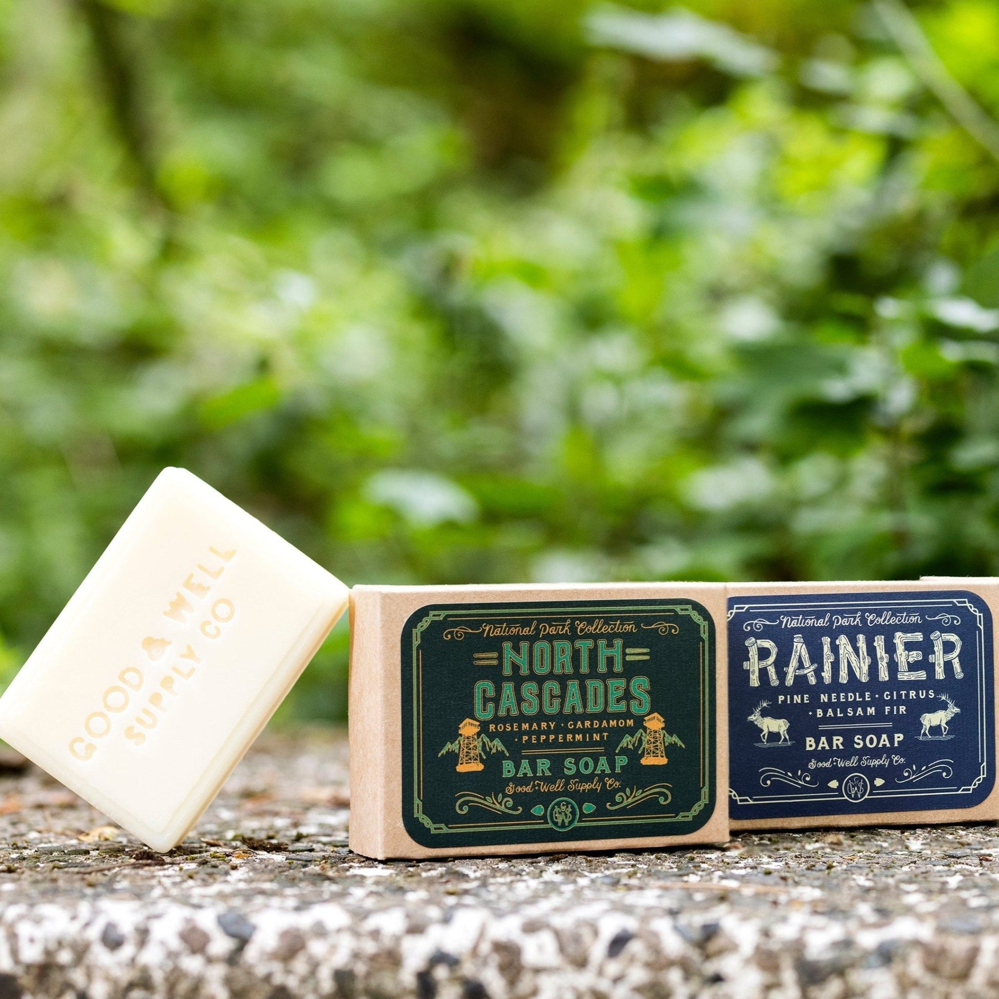 Rainier National Park Bar Soap (Pine, Citrus, Balsam Fir) - Wander Together Outfitters