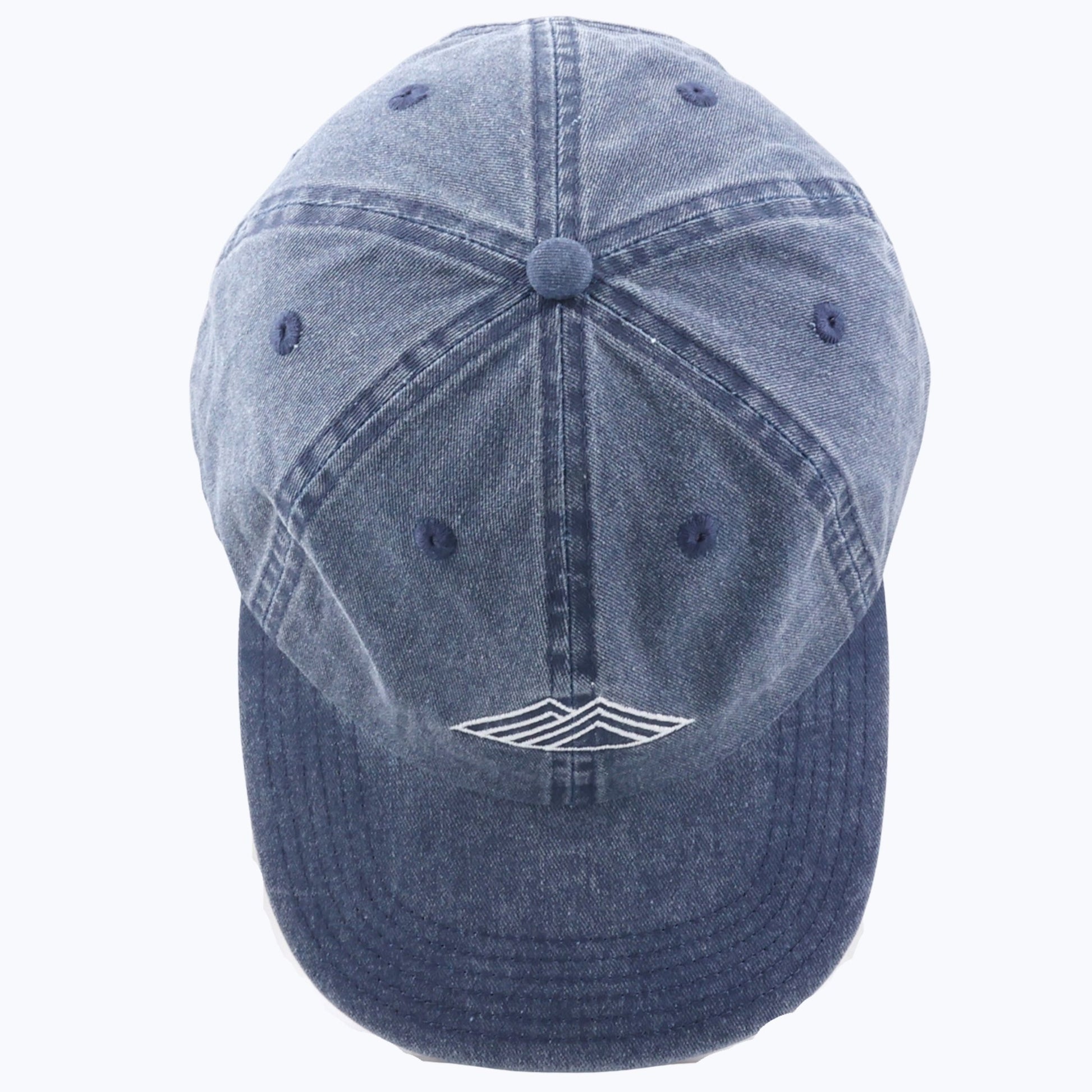 Rainier Watch Logo Vintage Wash Dad Cap - Denim - Wander Together Outfitters