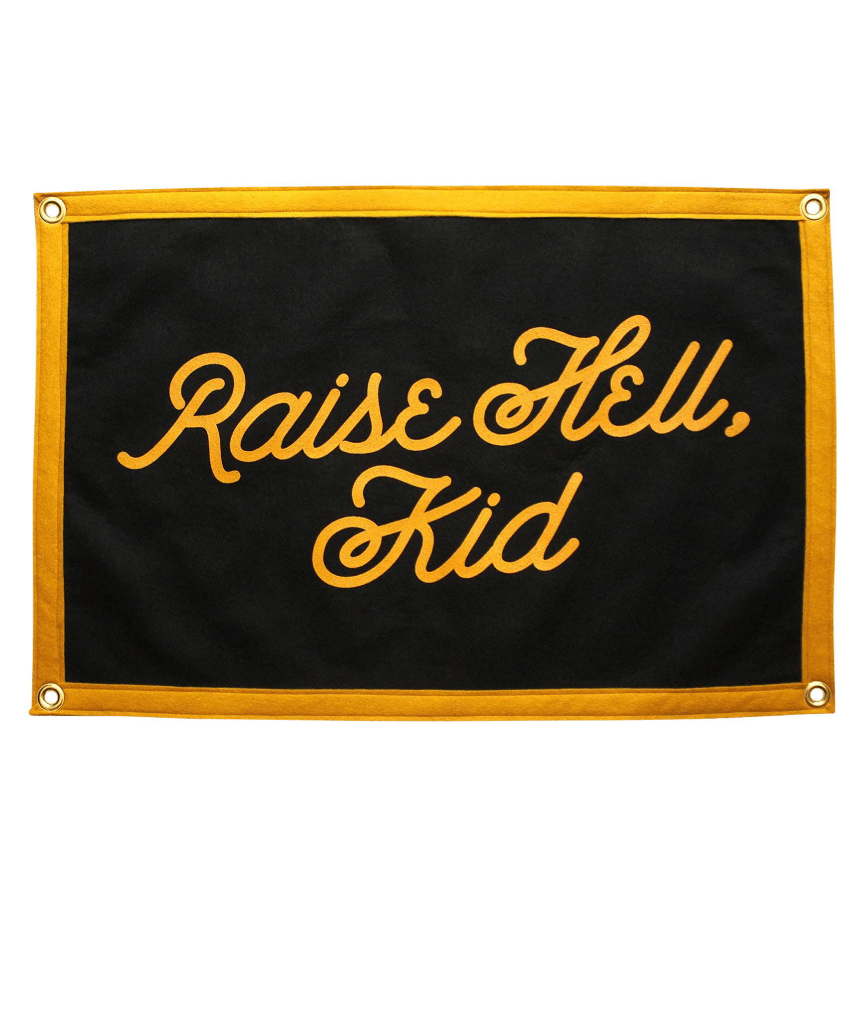 Raise Hell, Kid Camp Flag - Wander Together Outfitters
