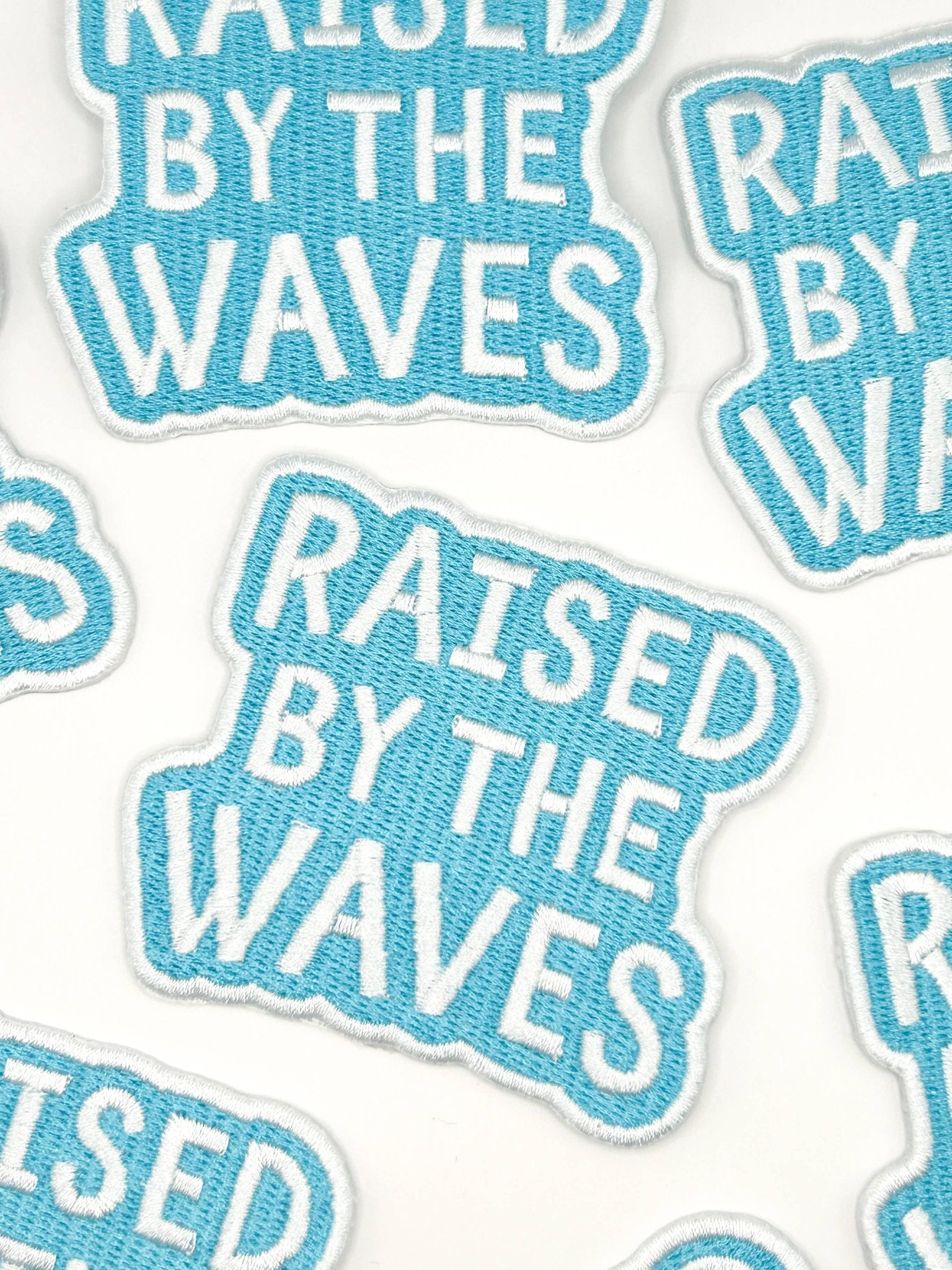 Raised By The Waves Embroidered Patch - Wander Together Outfitters
