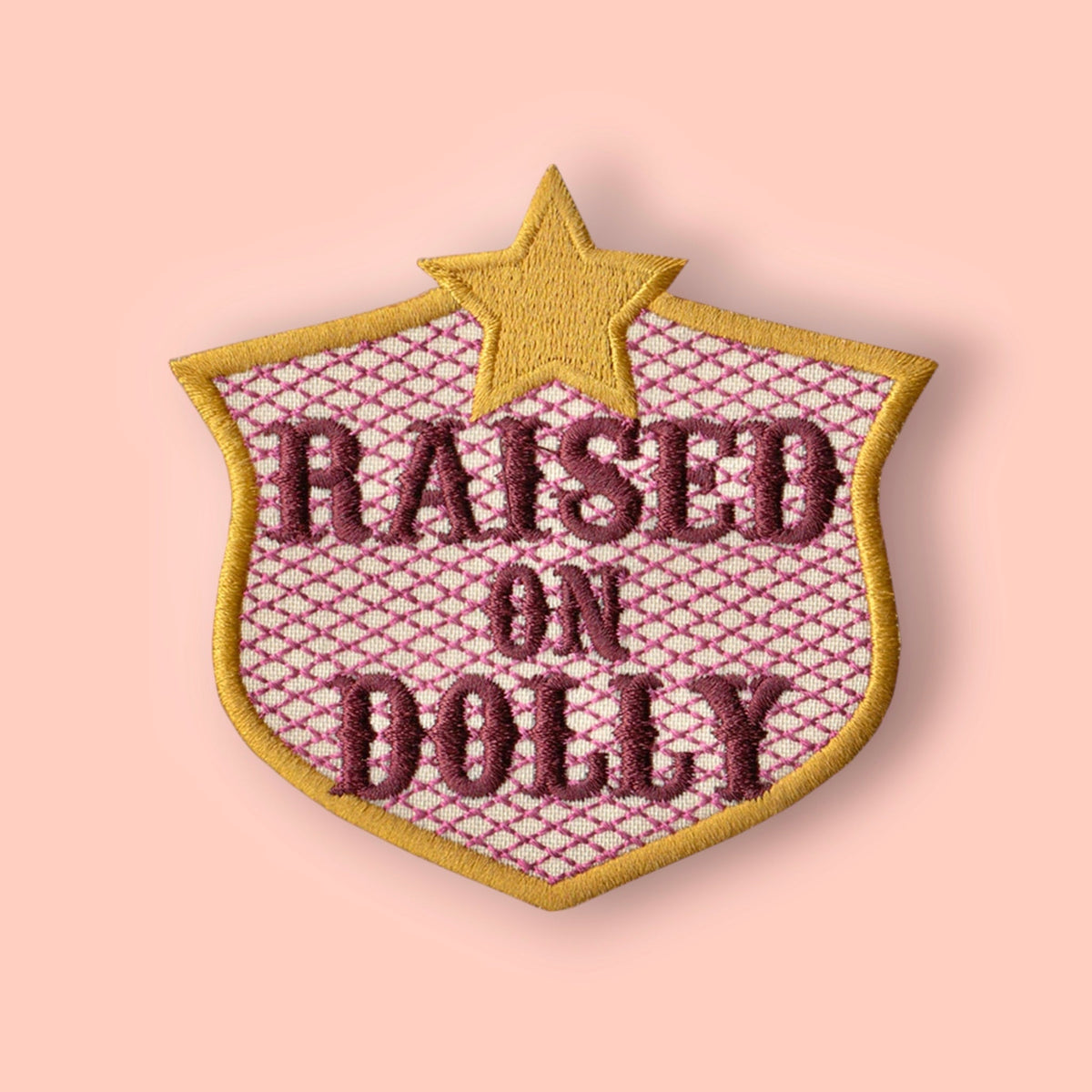 "Raised on Dolly" Iron On Patch - Wander Together Outfitters