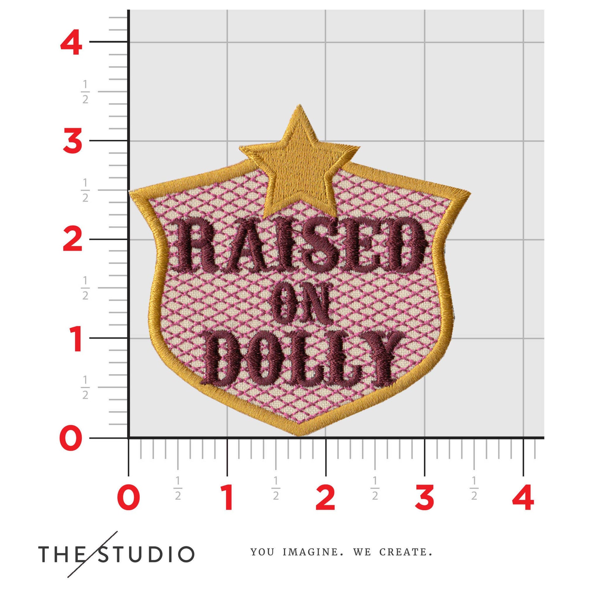 "Raised on Dolly" Iron On Patch - Wander Together Outfitters