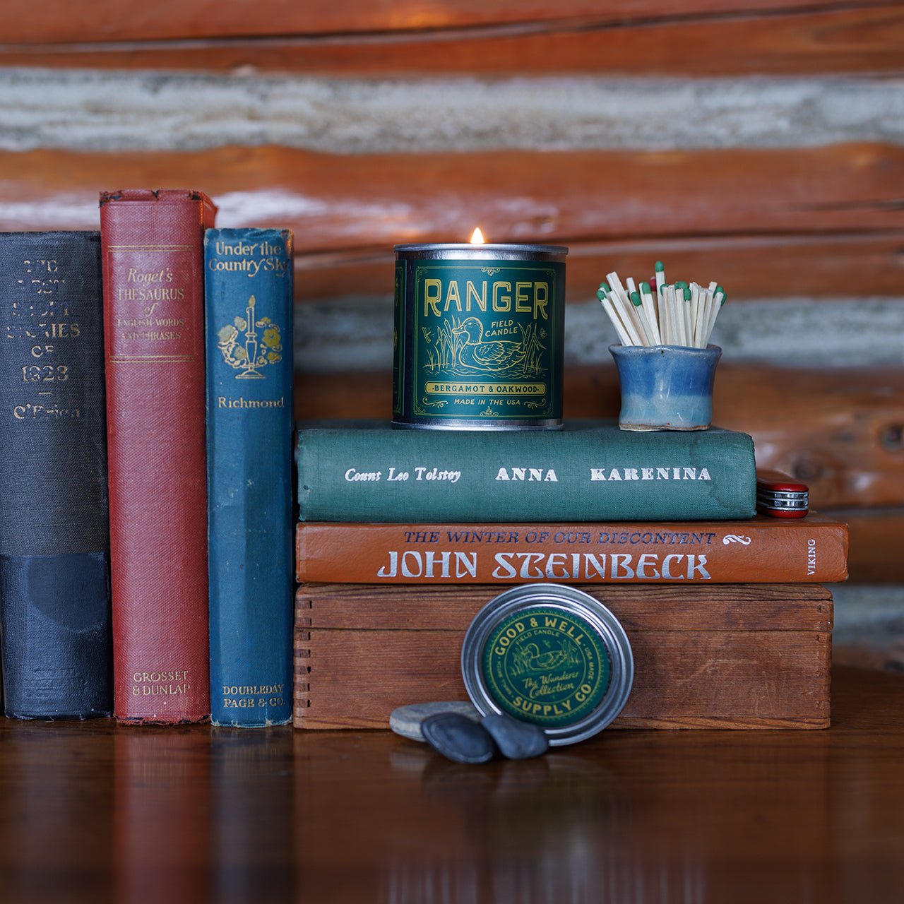 Ranger Field Candle (Bergamot, Oakwood) - Wander Together Outfitters