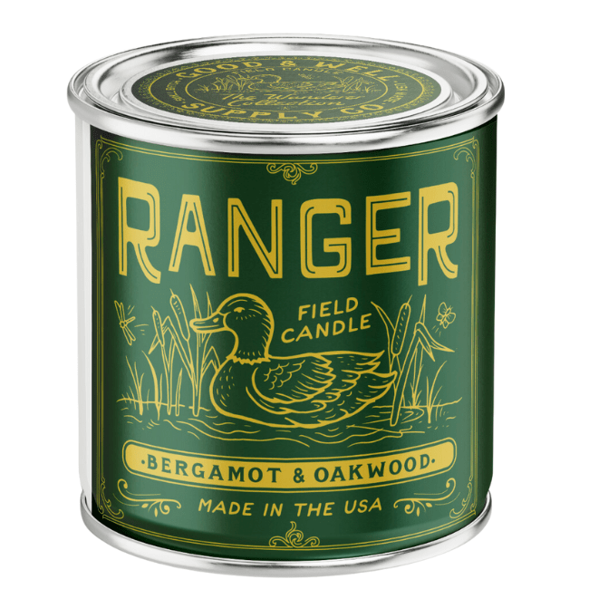 Ranger Field Candle (Bergamot, Oakwood) - Wander Together Outfitters
