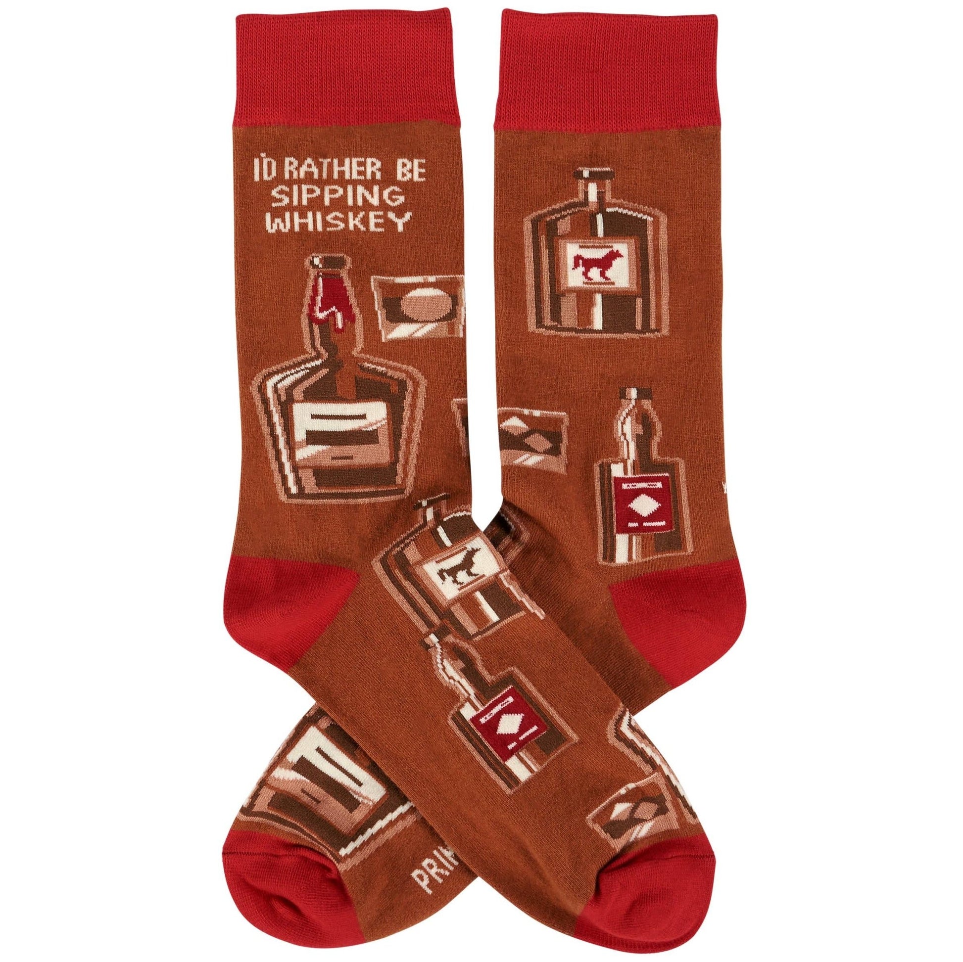 "Rather Be Sipping Whiskey" Socks - Wander Together Outfitters