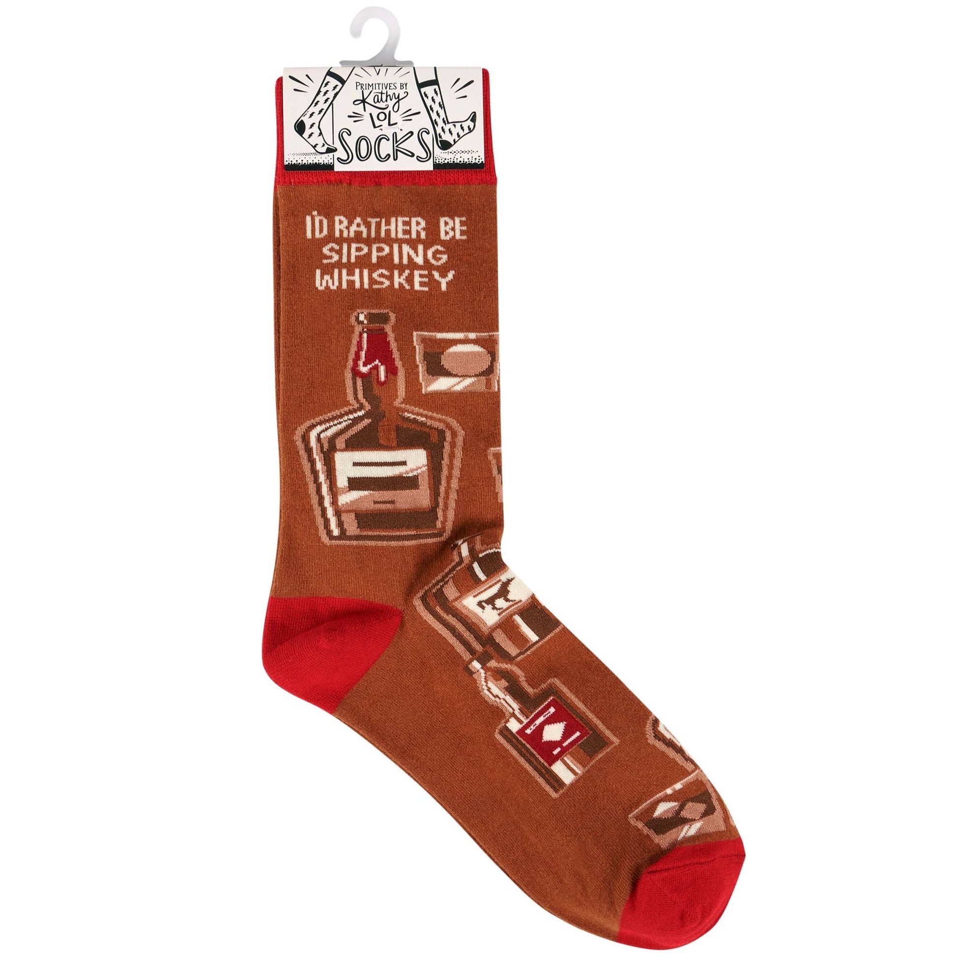 "Rather Be Sipping Whiskey" Socks - Wander Together Outfitters