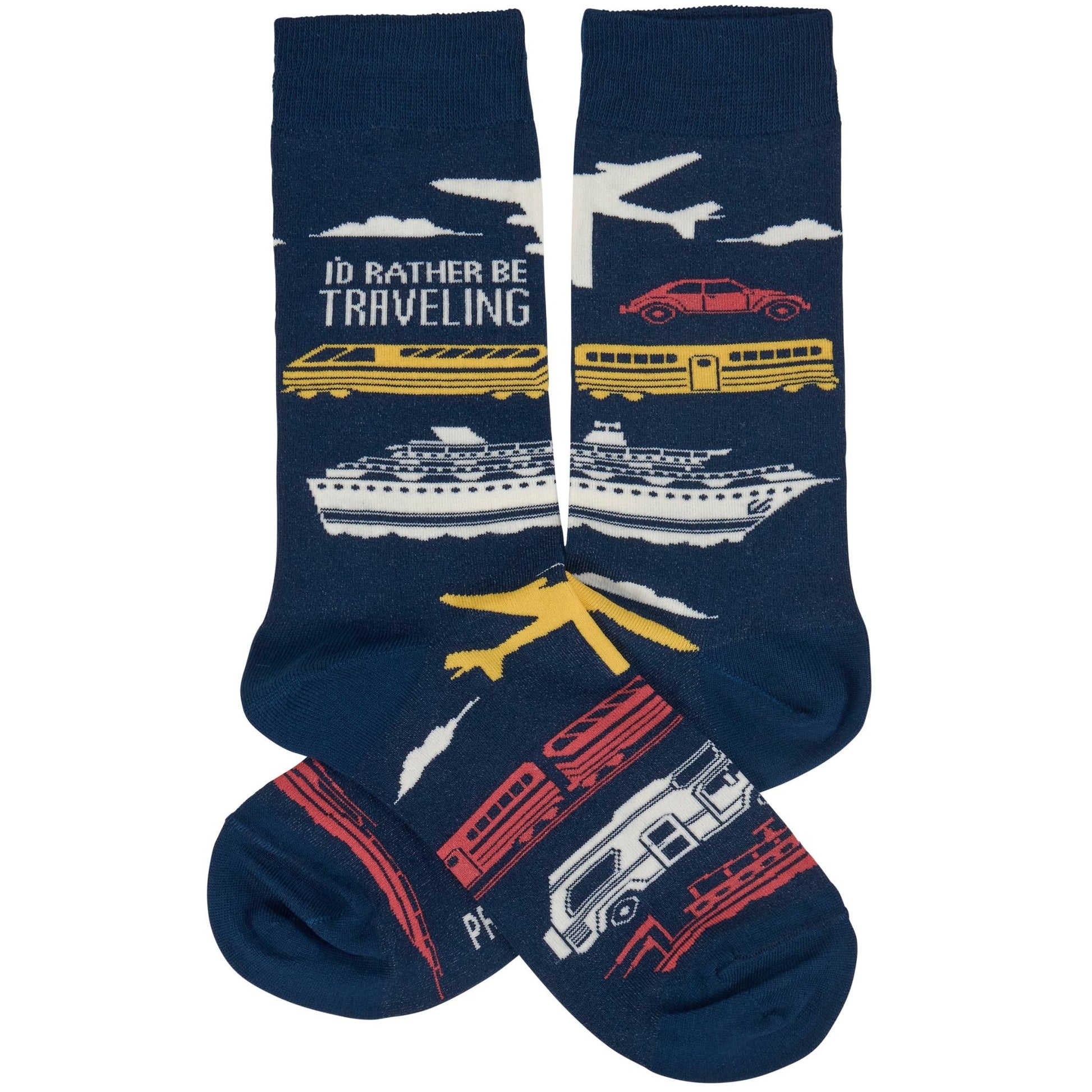 "Rather Be Traveling " Unisex Socks - Wander Together Outfitters
