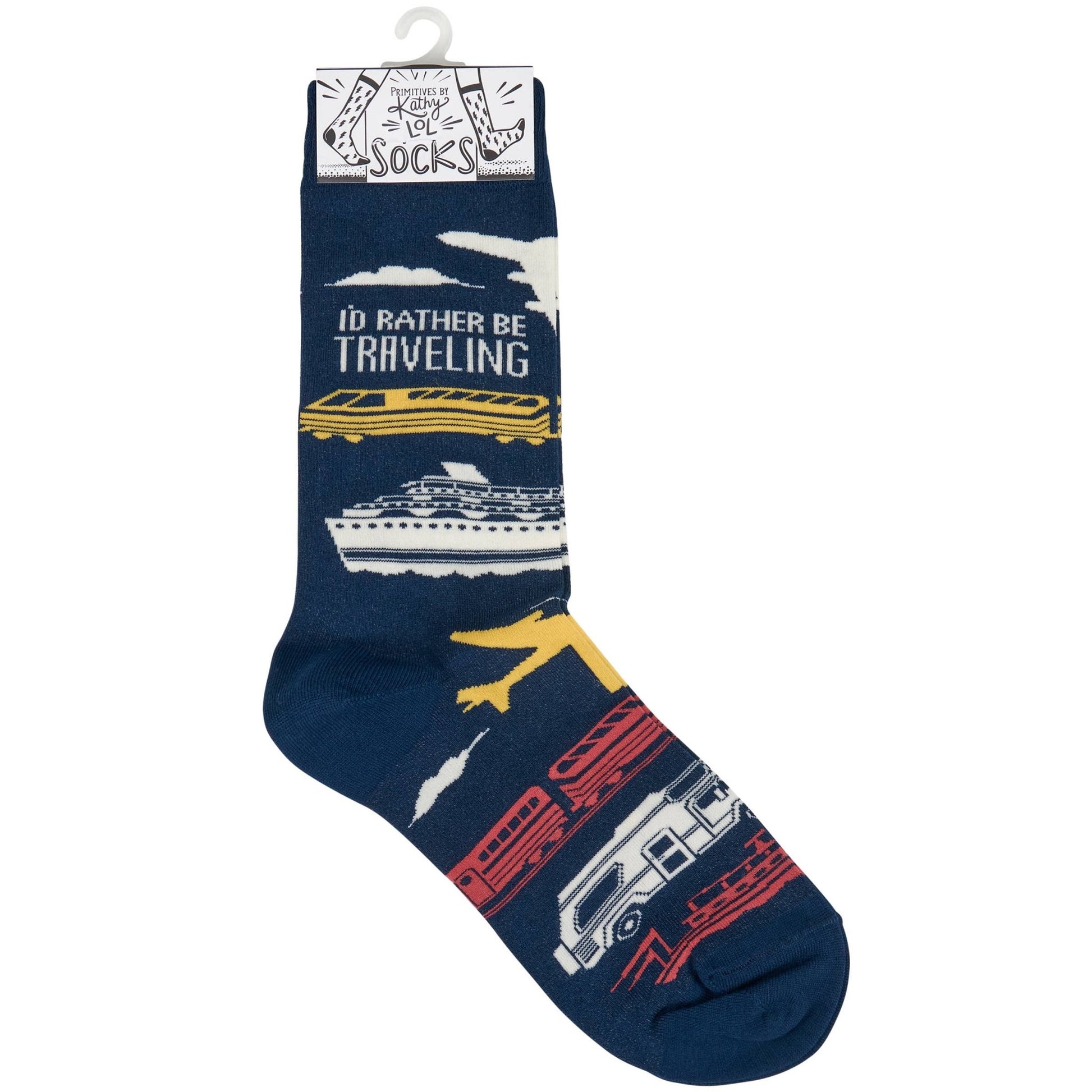 "Rather Be Traveling " Unisex Socks - Wander Together Outfitters