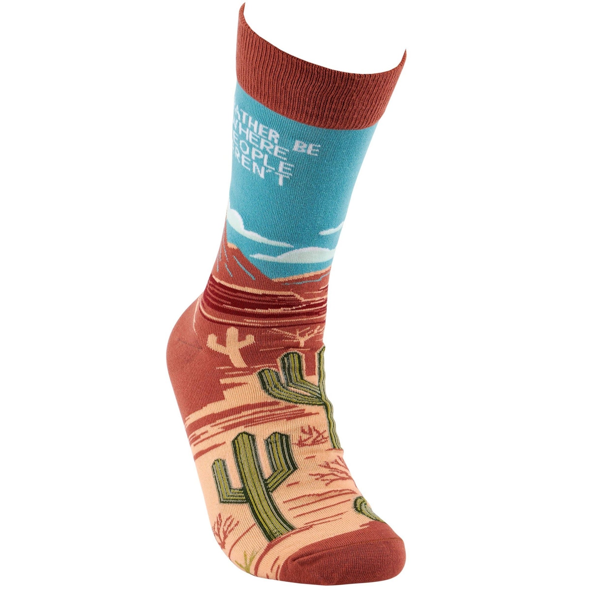 "Rather Be Where People Aren't" Socks - Wander Together Outfitters