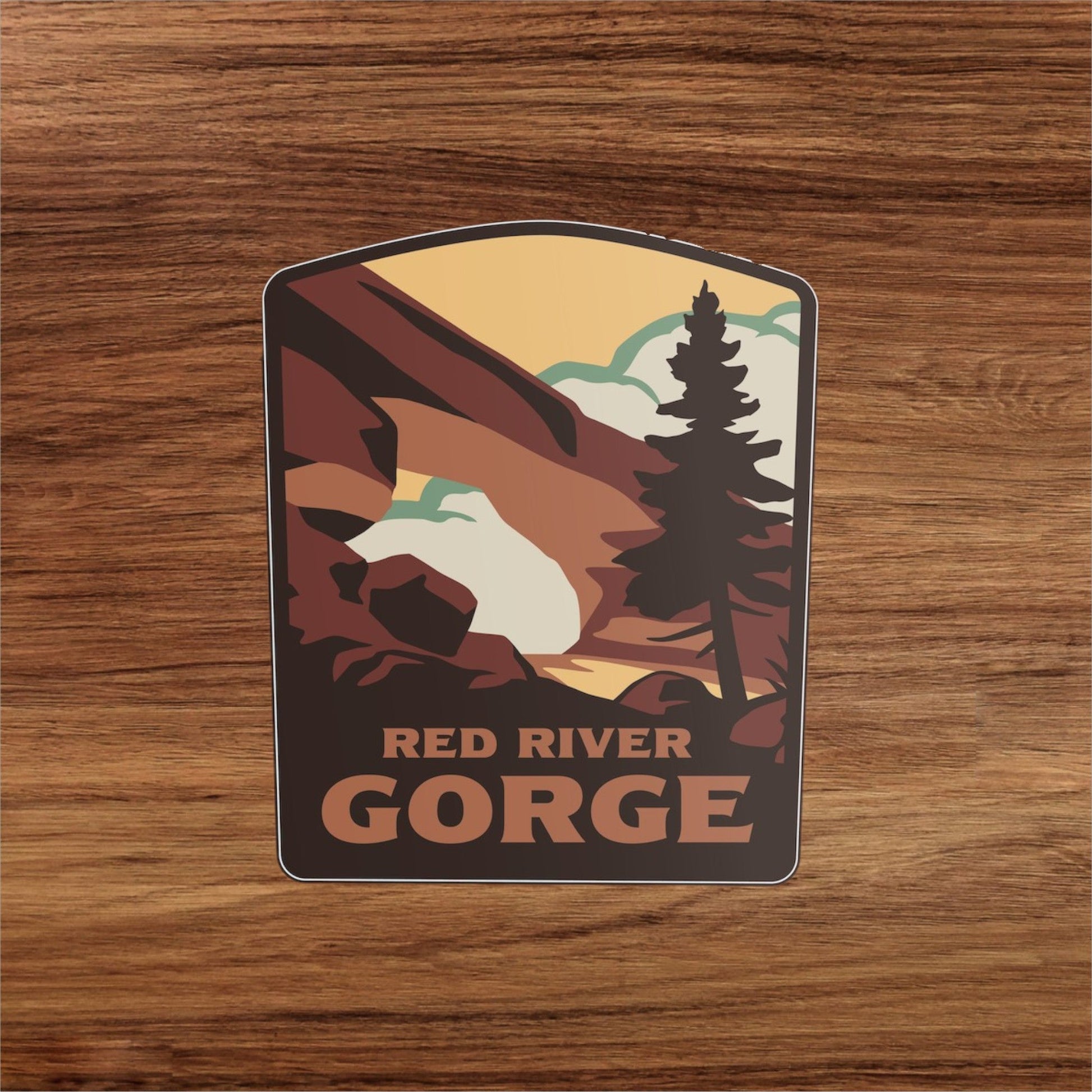 Red River Gorge, Kentucky Vinyl Sticker - Wander Together Outfitters
