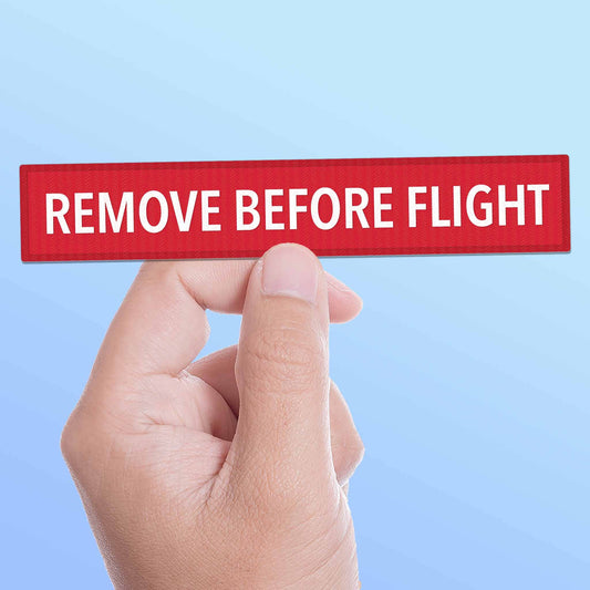 'Remove Before Flight" Sticker - Classic Aircraft Tag Decal - Wander Together Outfitters