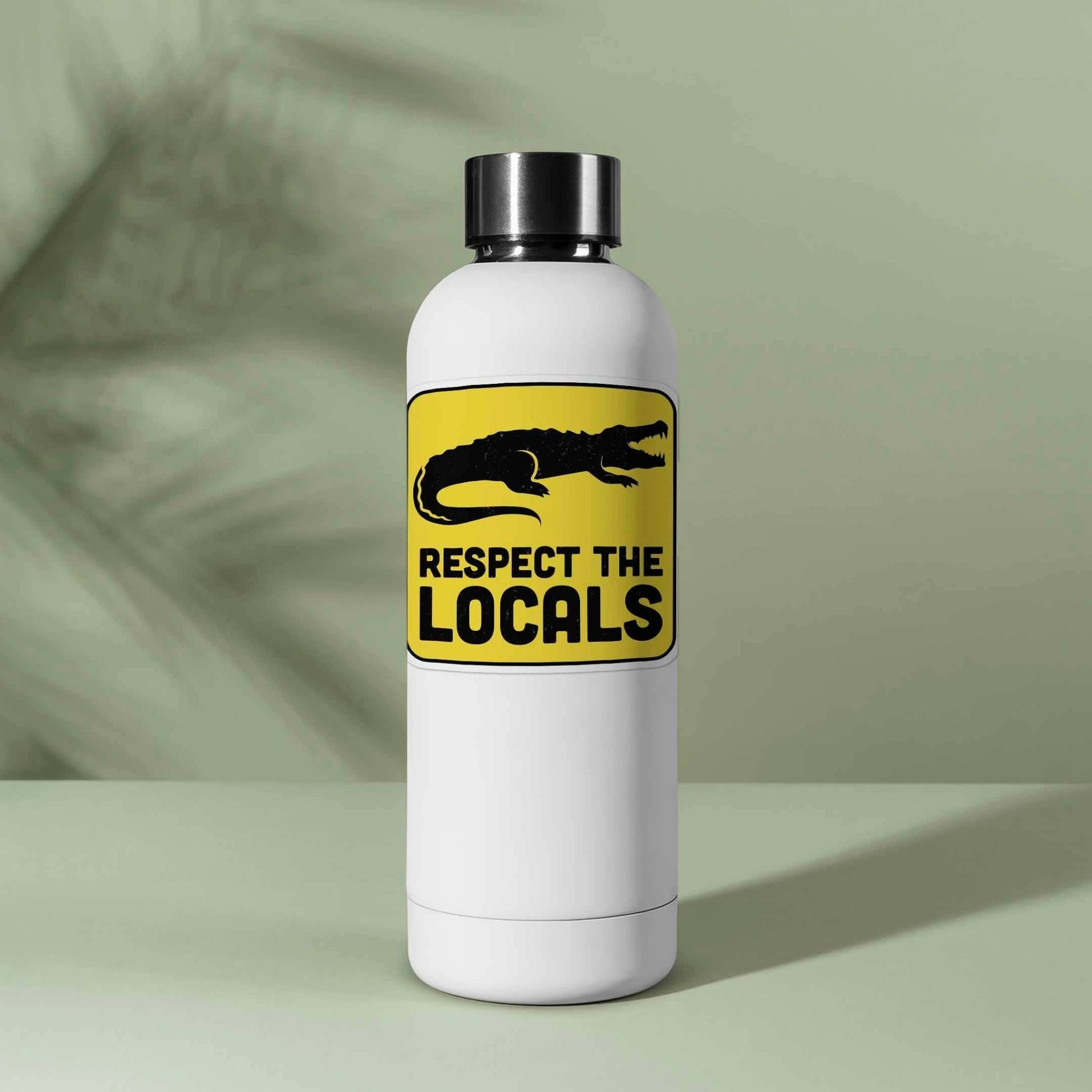 "Respect the Locals" Gator Sticker - Funny Alligator Vinyl Sticker Decal - Wander Together Outfitters