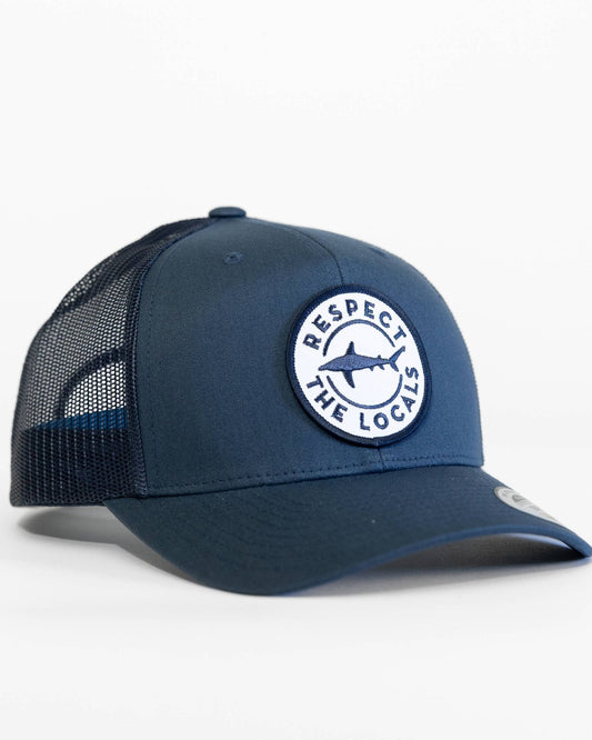 "Respect the Locals" Shark Trucker Hat - Wander Together Outfitters