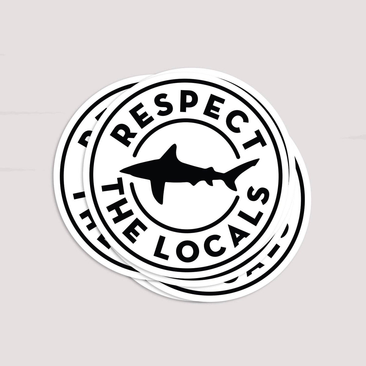 "Respect the Locals" Vinyl Sticker - Wander Together Outfitters