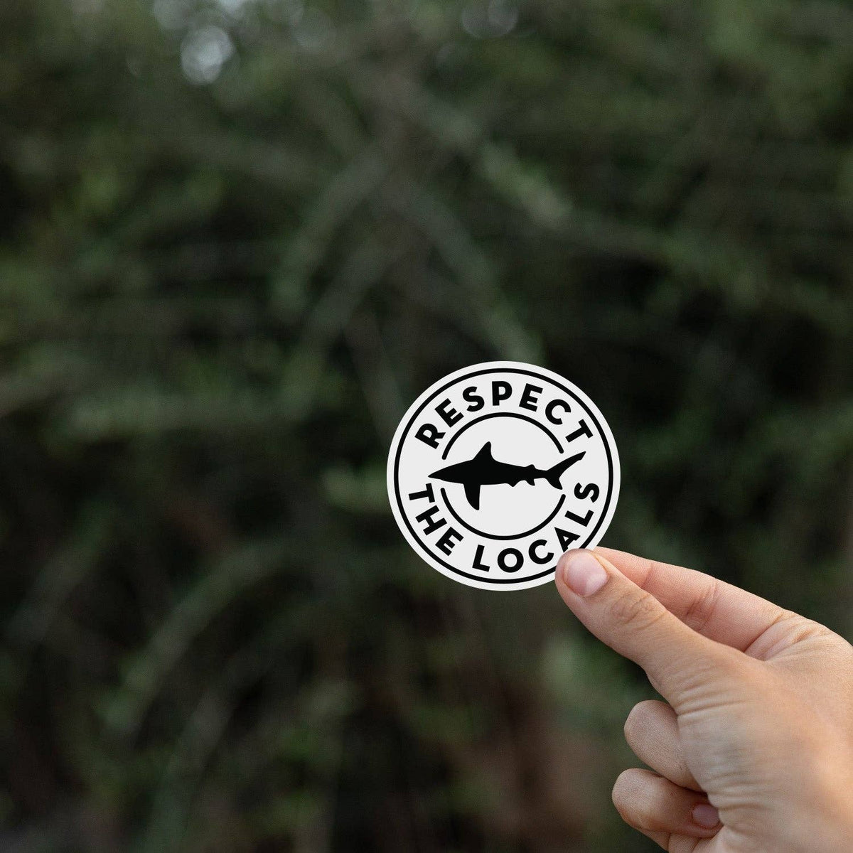 "Respect the Locals" Vinyl Sticker - Wander Together Outfitters