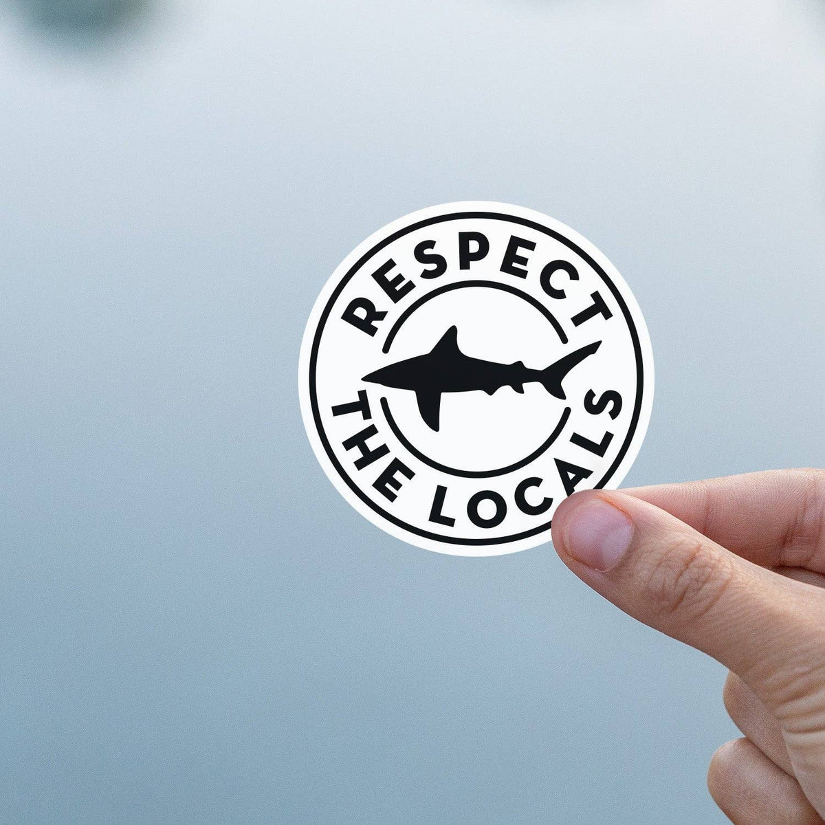 "Respect the Locals" Vinyl Sticker - Wander Together Outfitters