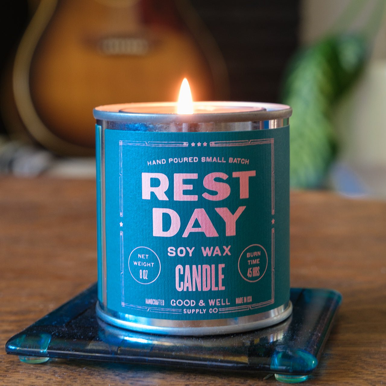 Rest Day Happy Place Candle (Violet, Fig, Iris, Amber) - Wander Together Outfitters
