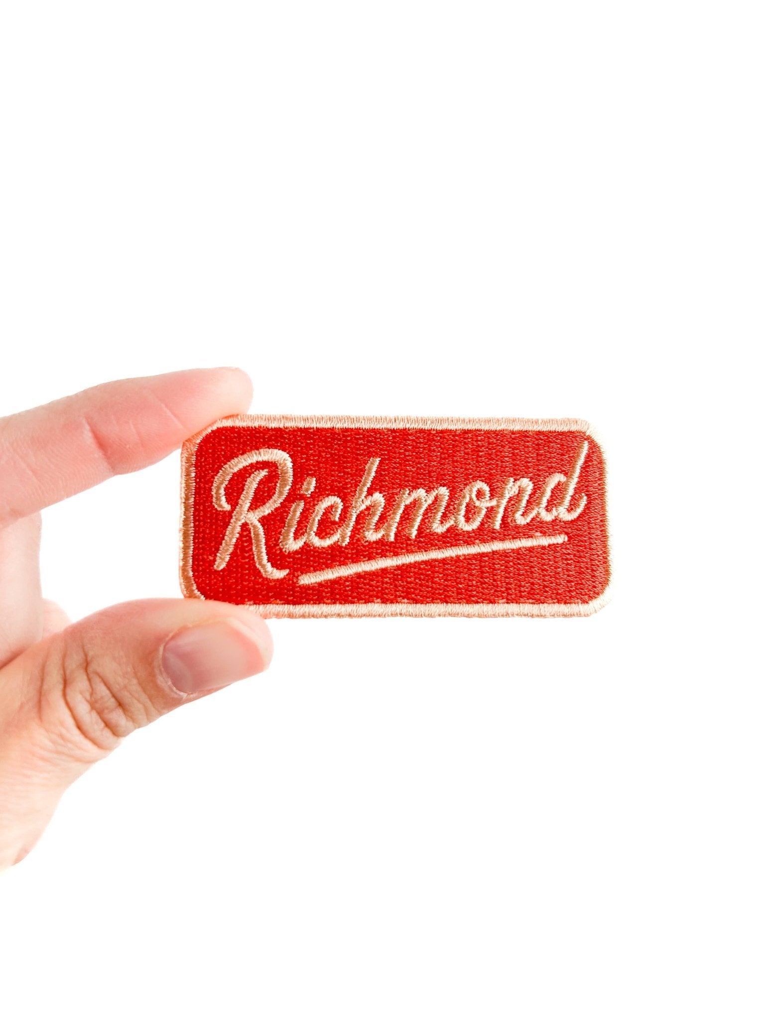 Richmond Virginia Embroidered Iron On Patch - Wander Together Outfitters