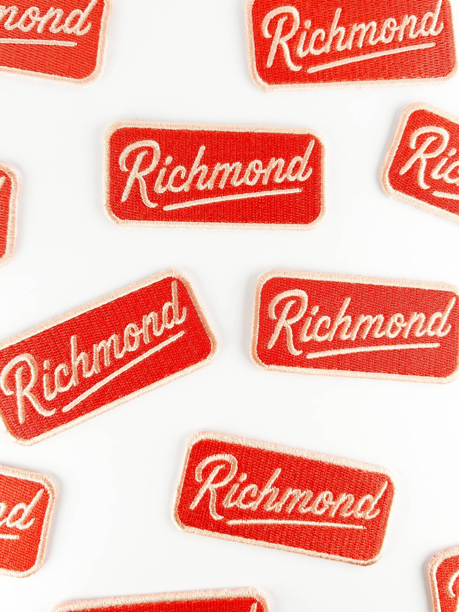 Richmond Virginia Embroidered Iron On Patch - Wander Together Outfitters