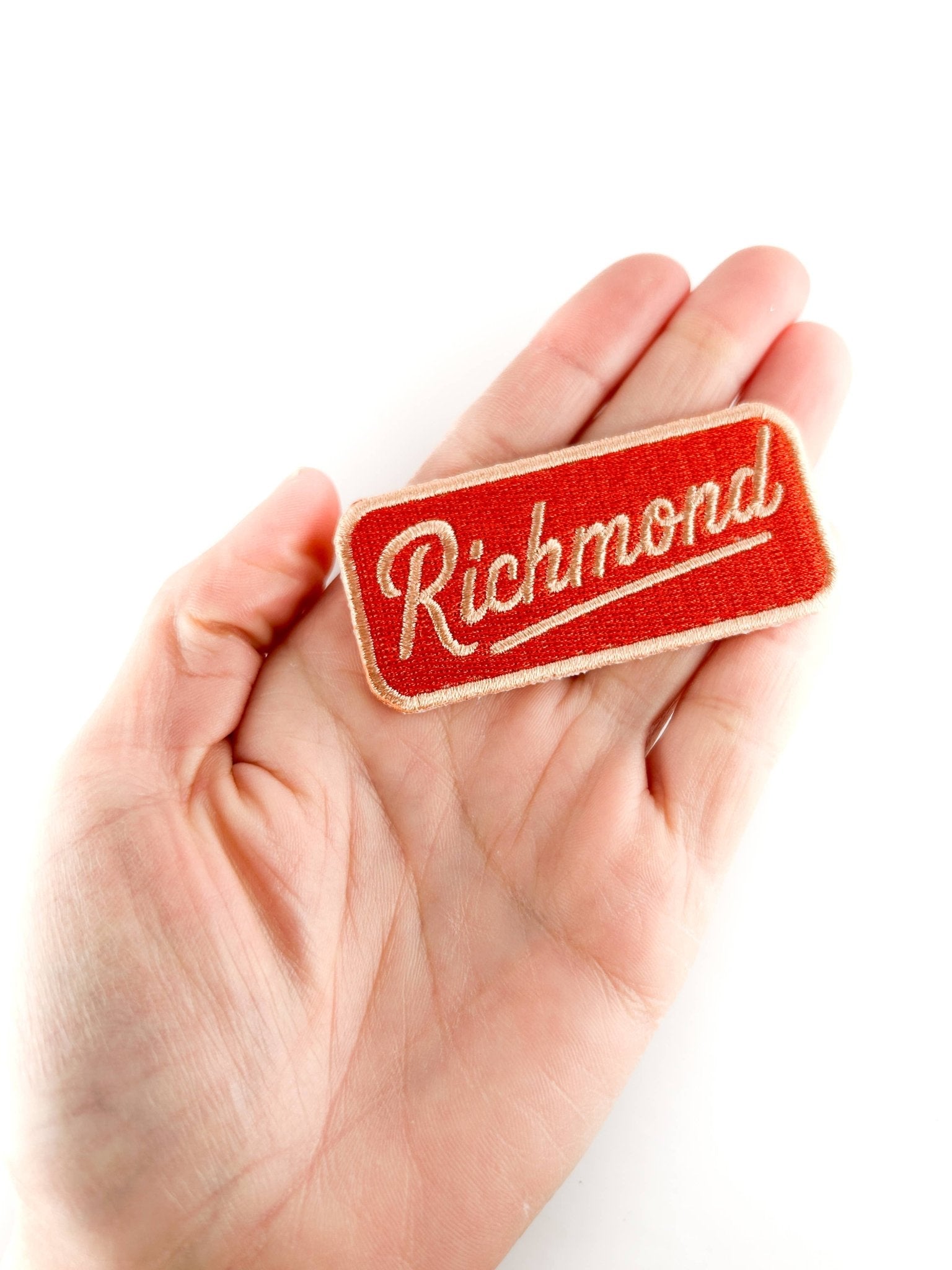 Richmond Virginia Embroidered Iron On Patch - Wander Together Outfitters