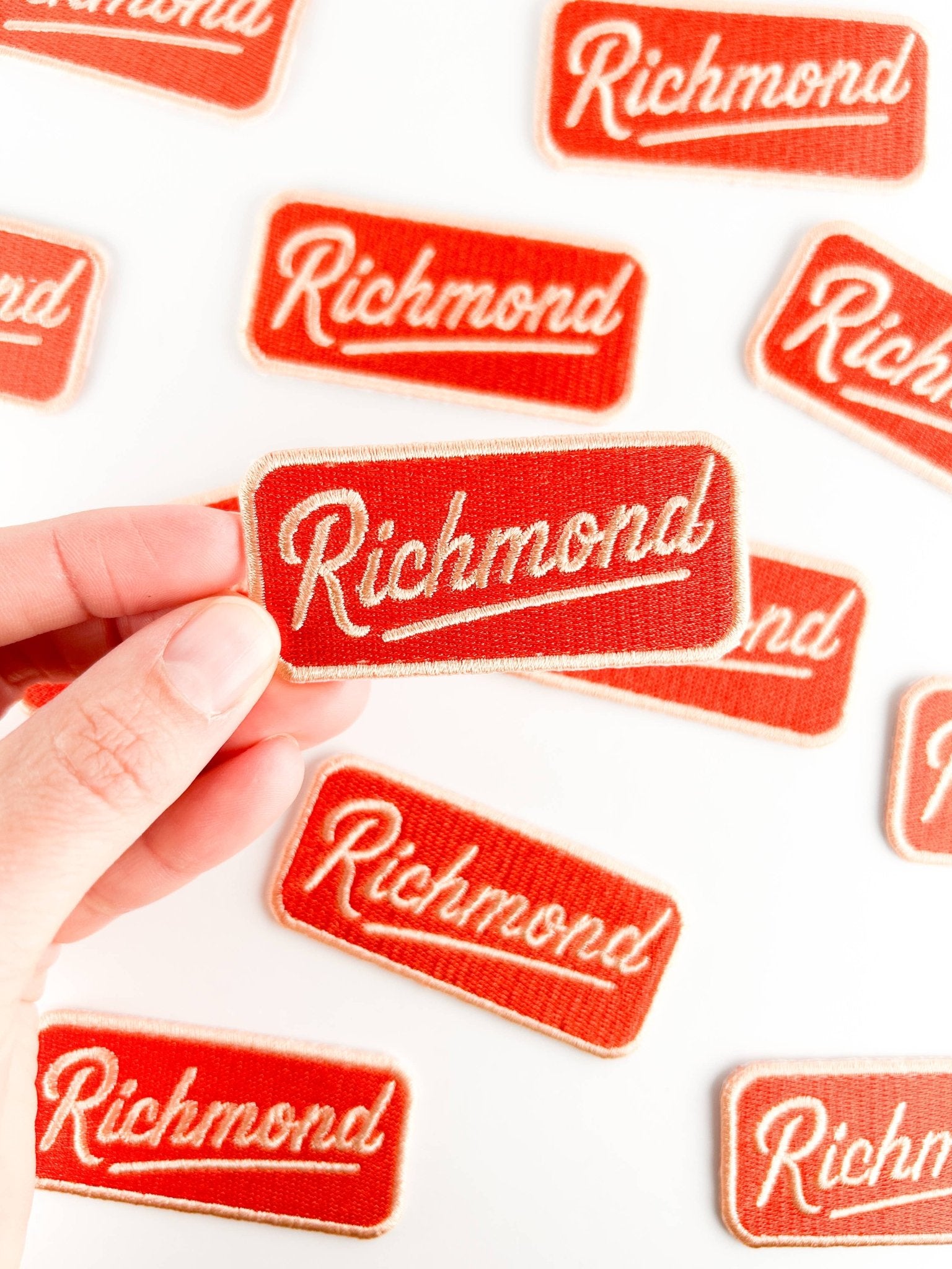 Richmond Virginia Embroidered Iron On Patch - Wander Together Outfitters