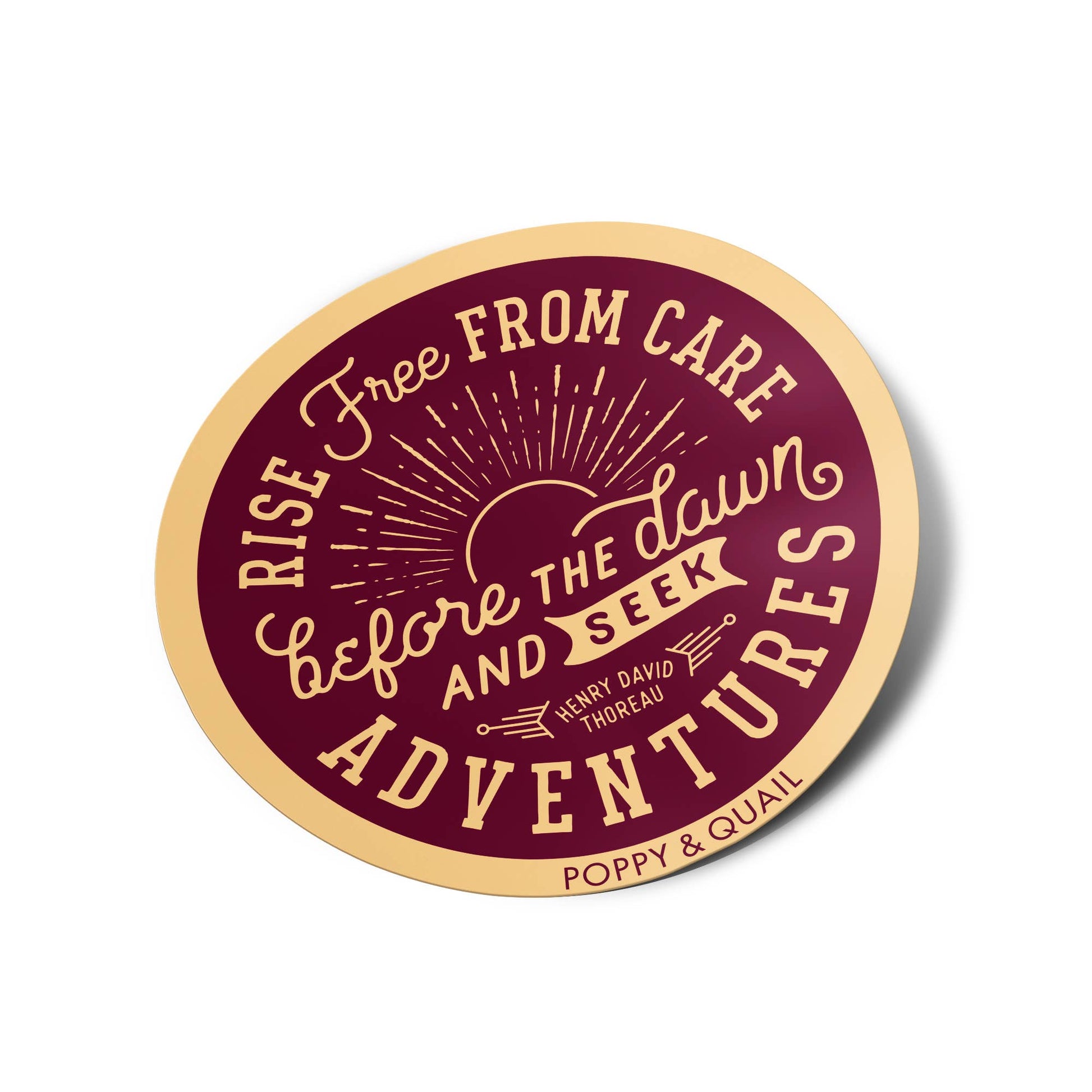 "Rise Free" Vinyl Sticker - Wander Together Outfitters