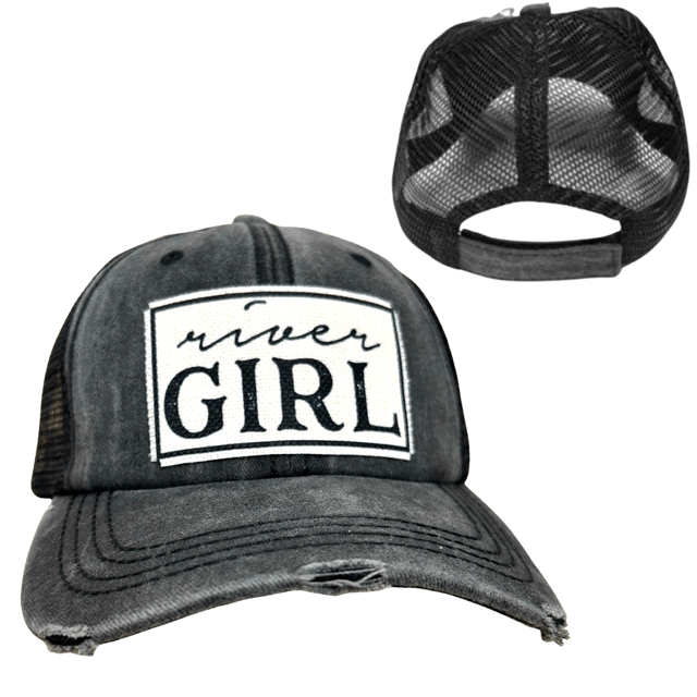 "River Girl" Distressed Cap - Wander Together Outfitters