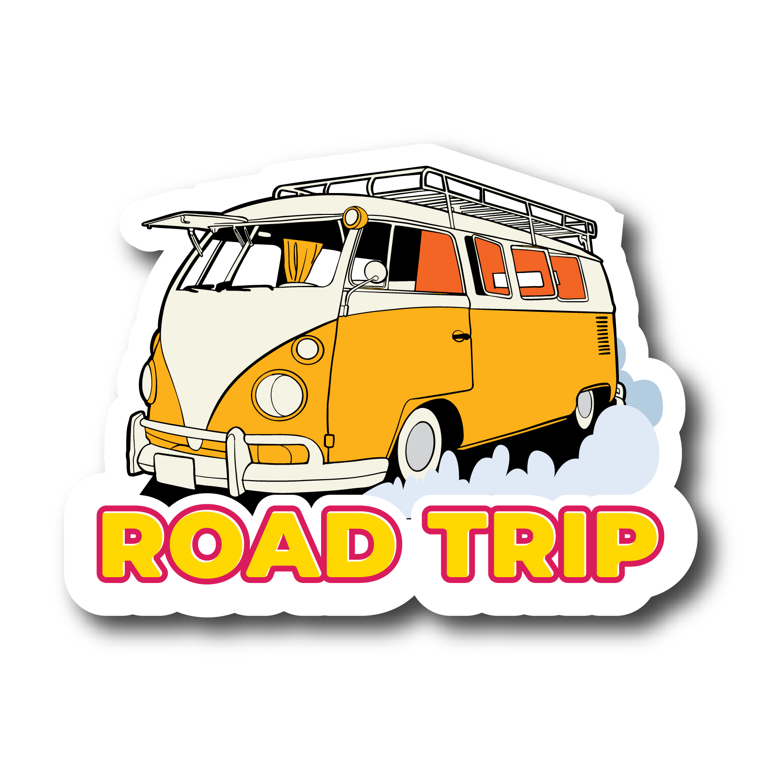Road Trip Van Sticker Vinyl Decal - Wander Together Outfitters