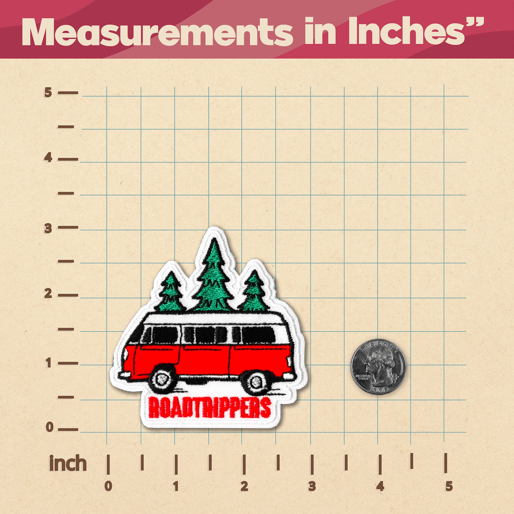 "Roadtrippers" Iron On Patch - Wander Together Outfitters
