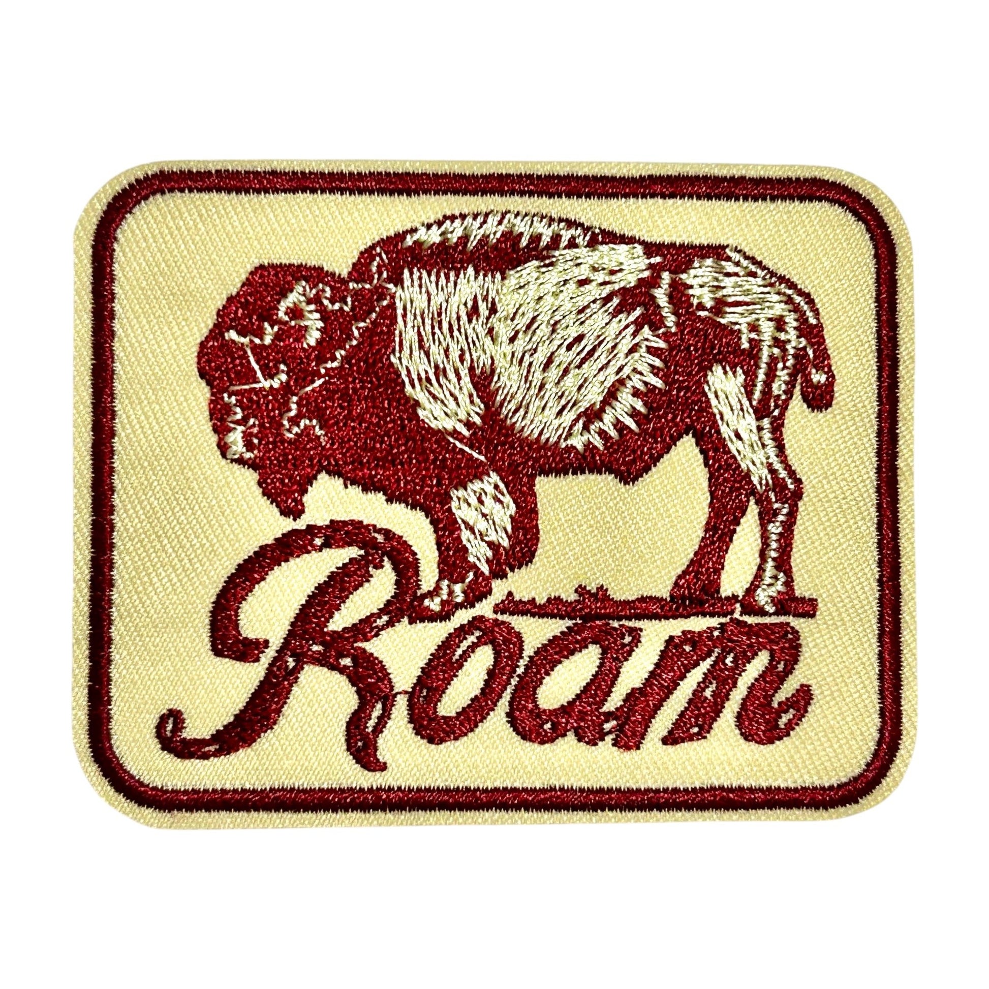 “Roam” Buffalo Iron On Patch - Wander Together Outfitters