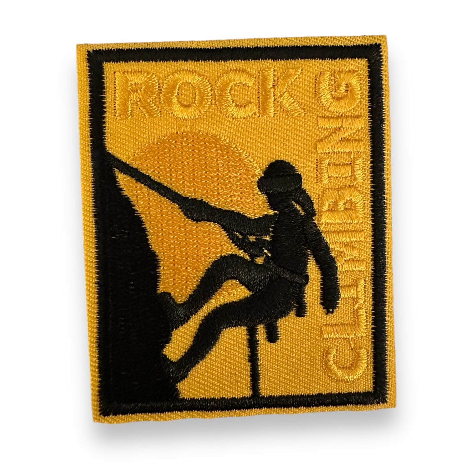“Rock Climbing” Iron On Embroidered Patch - Wander Together Outfitters