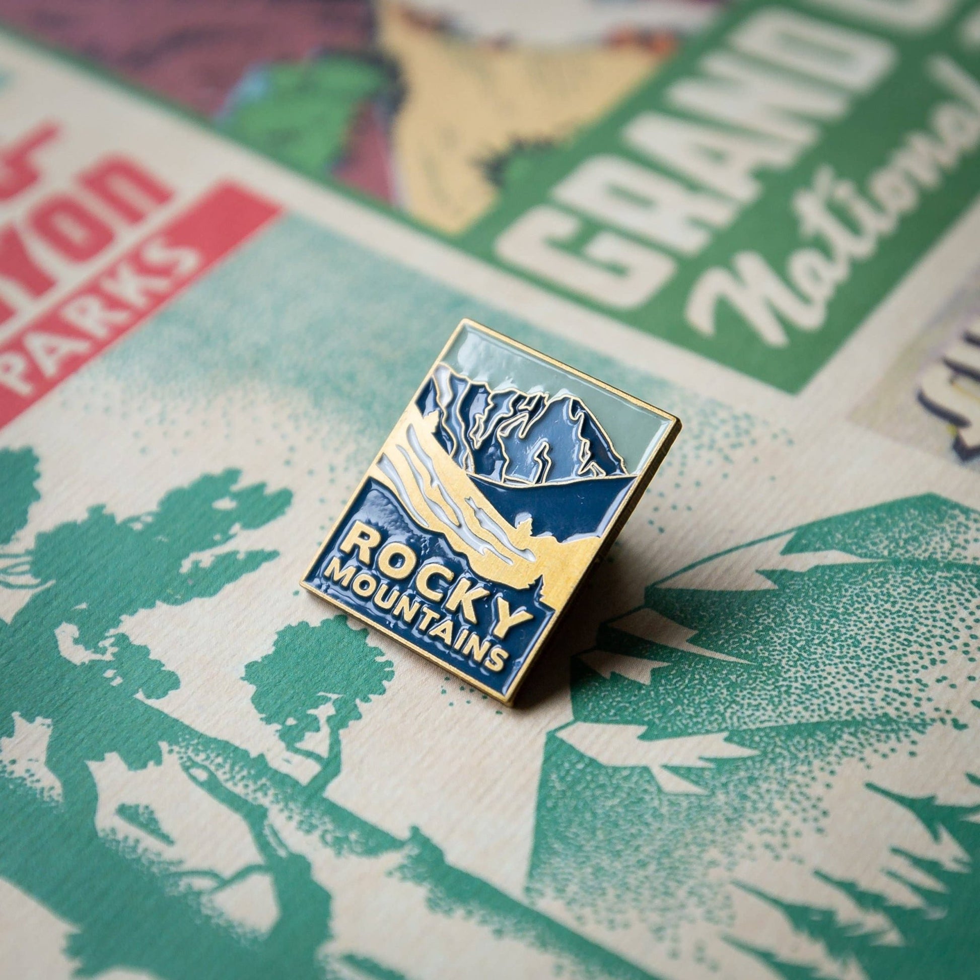 Rocky Mountain National Park Enamel Pin - Wander Together Outfitters