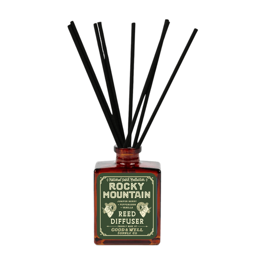 Rocky Mountain National Park Reed Diffuser (Juniper, Peppercorn, Vanilla) - Wander Together Outfitters