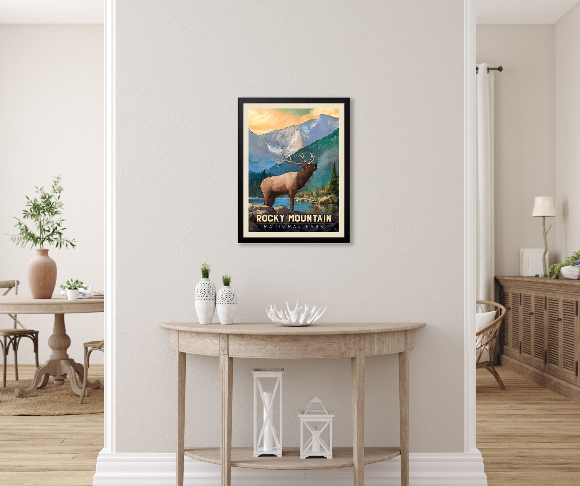 Rocky Mountains National Park: Bull Elk Art Print - Wander Together Outfitters