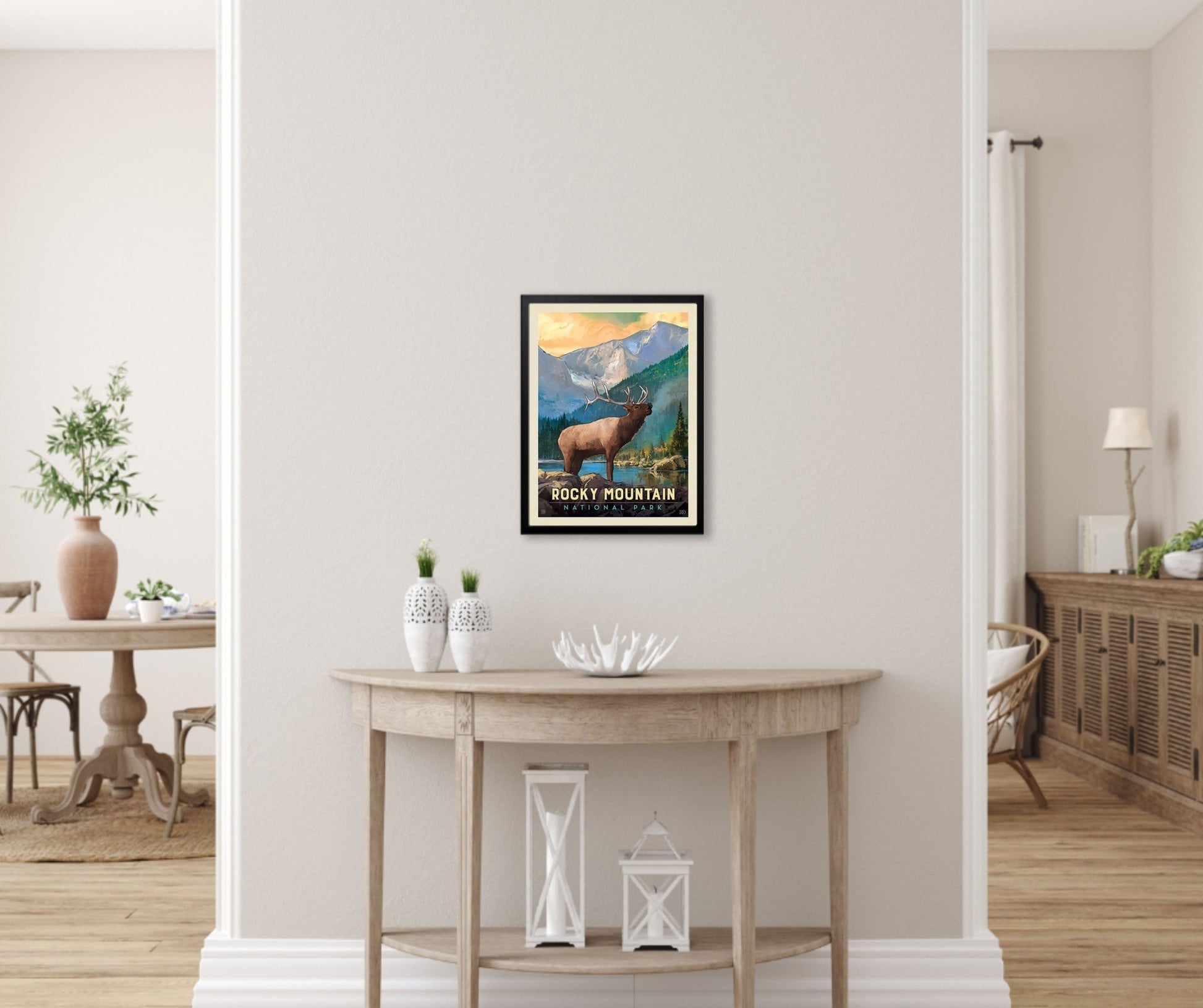 Rocky Mountains National Park: Bull Elk Art Print - Wander Together Outfitters
