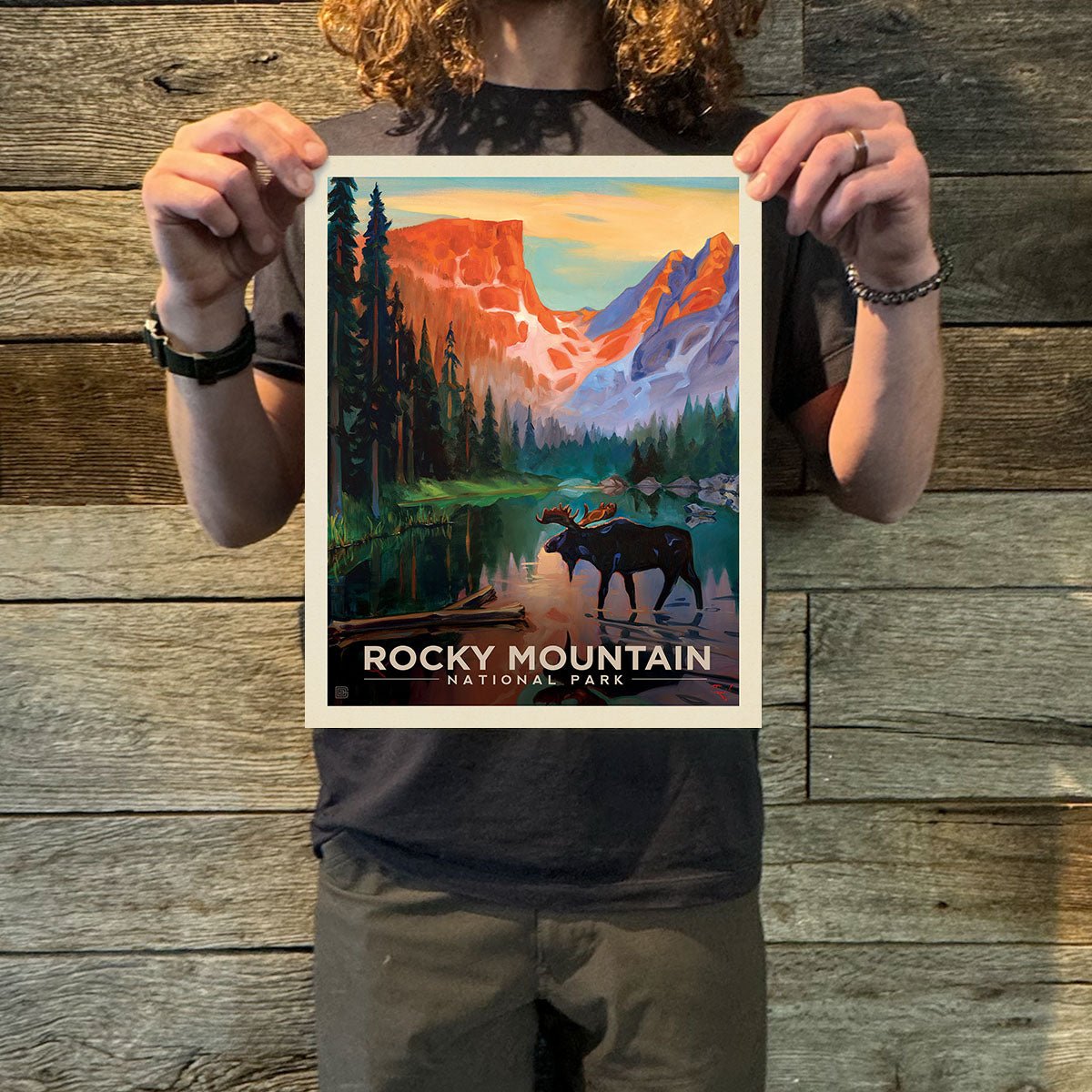 Rocky Mountains National Park: Moose in the Morning Art Print - Wander Together Outfitters