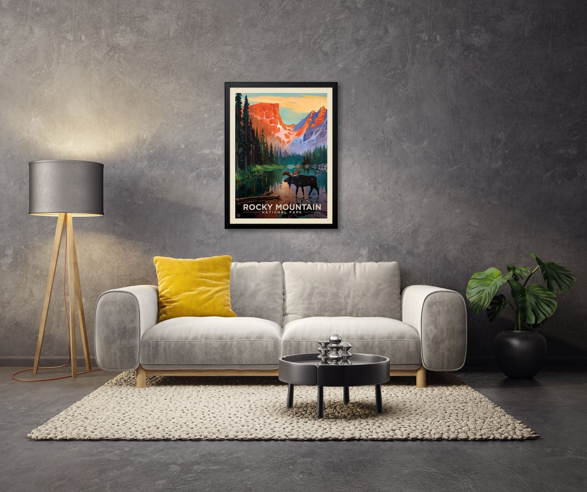 Rocky Mountains National Park: Moose in the Morning Art Print - Wander Together Outfitters