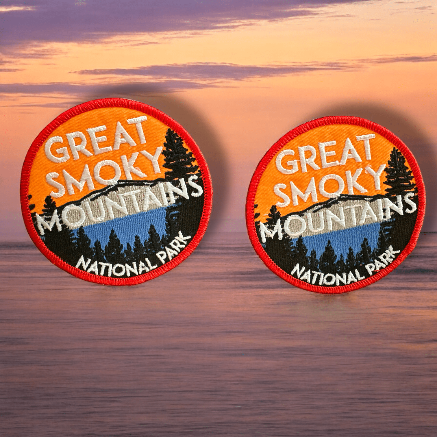 Round Great Smoky Mountains National Park Patch - Wander Together Outfitters