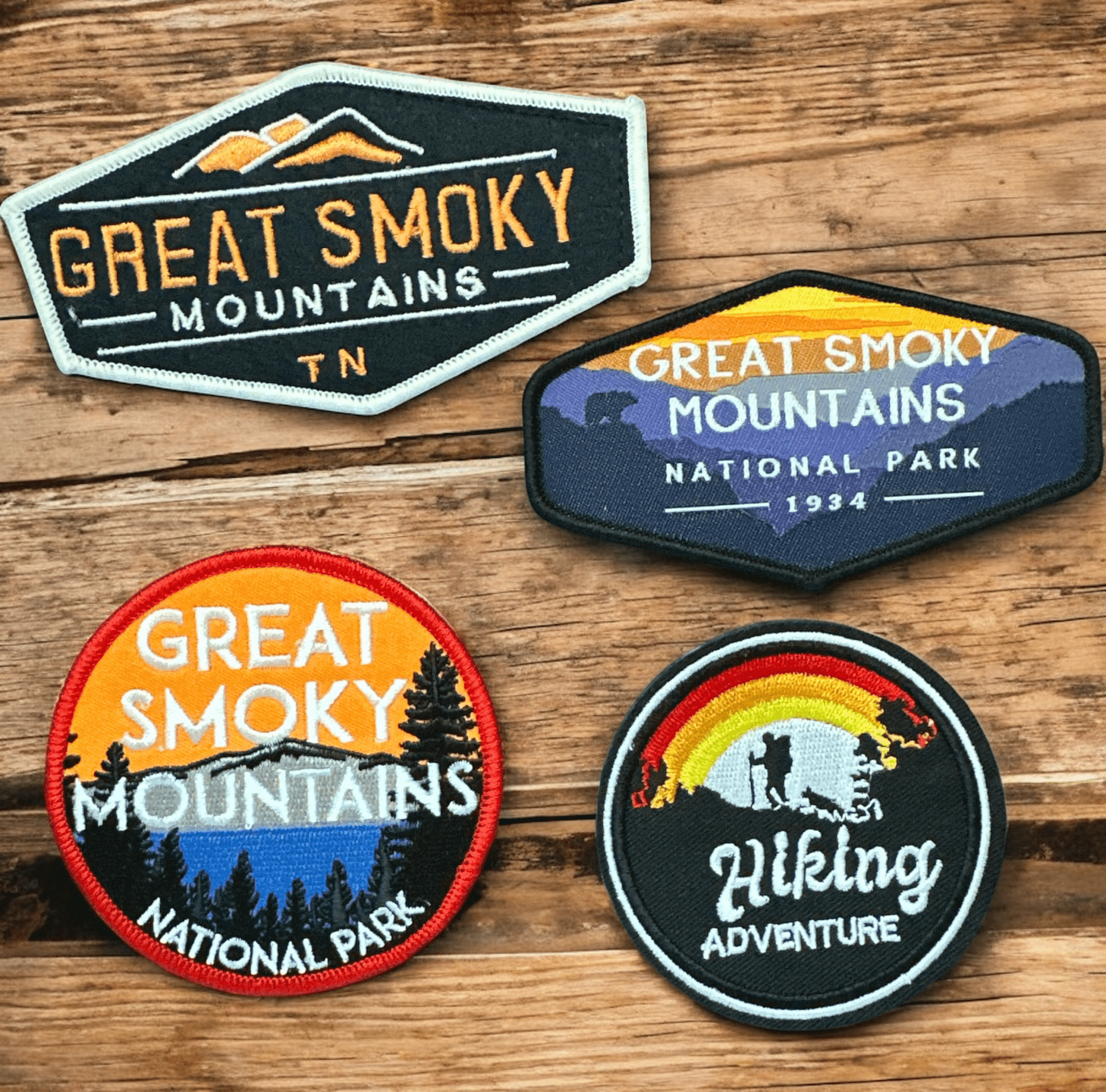 Round Great Smoky Mountains National Park Patch - Wander Together Outfitters