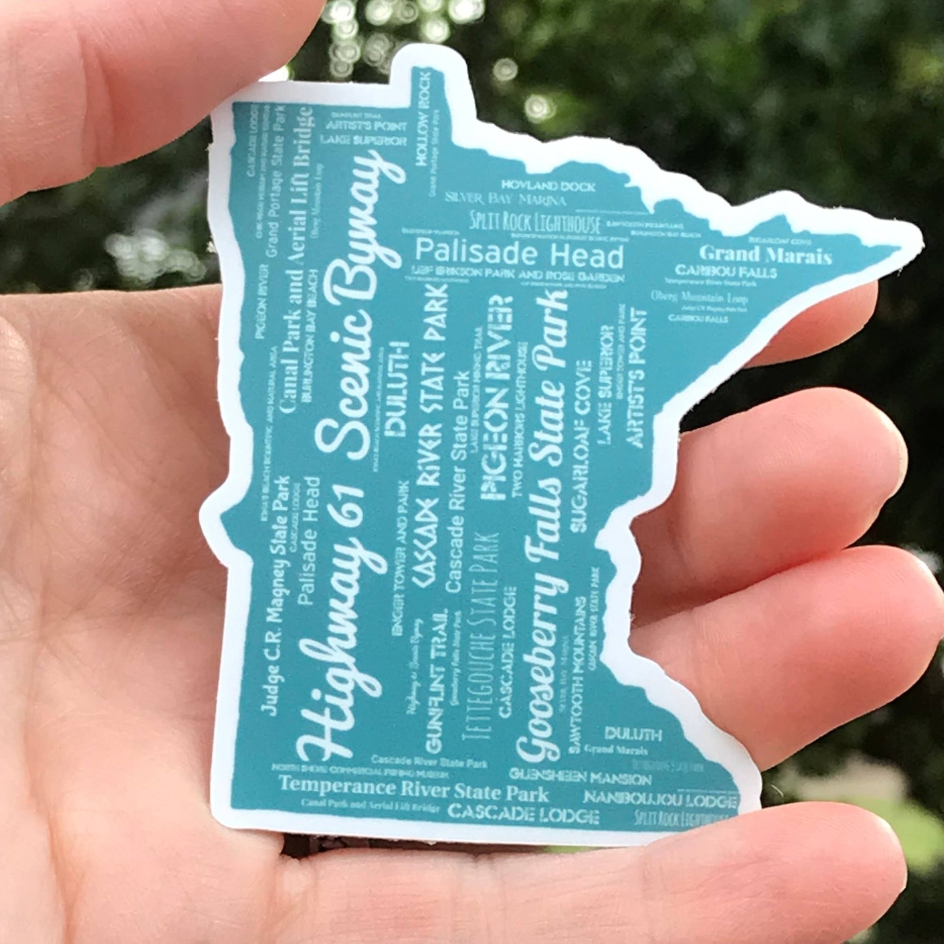 Route 61 Minnesota State 3” Sticker - Wander Together Outfitters