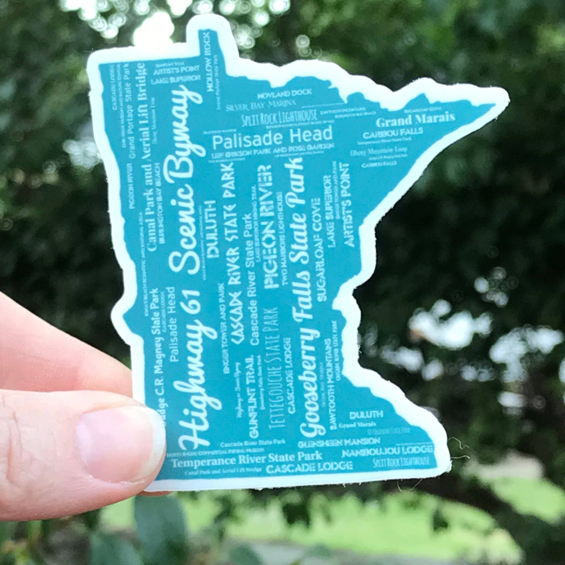 Route 61 Minnesota State 3” Sticker - Wander Together Outfitters